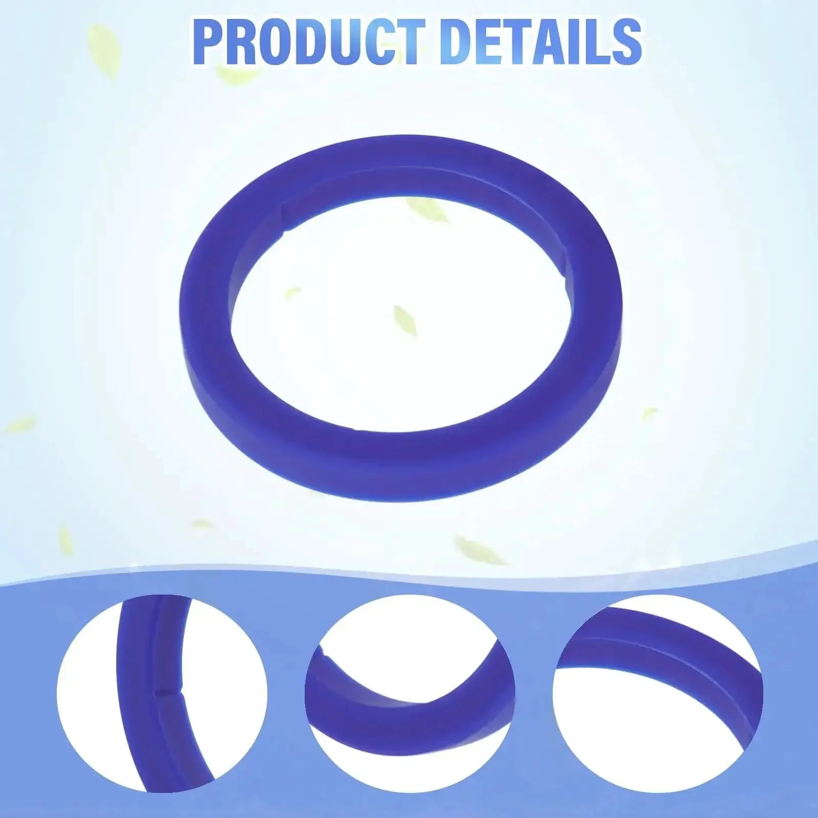 Blue E61 8.5mm Silicone Gasket For Espresso Machines, Food Grade Odorless Silicone, Easy To Install Replacement Seal, Fits Most Modern E61 Group Heads, Durable Barista Grade Gasket, 8.5mm Thickness - Image 6