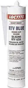 Blue RTV Silicone Gasket Maker Sensor Safe For Formed In Place Gaskets Replaces Cut Gaskets Resists Cracking And Shrinking With Temperature Range From Minus Sixty Five To Five Hundred Fahrenheit And Resists Auto Fluids Will Not Foul Oxygen Sensors