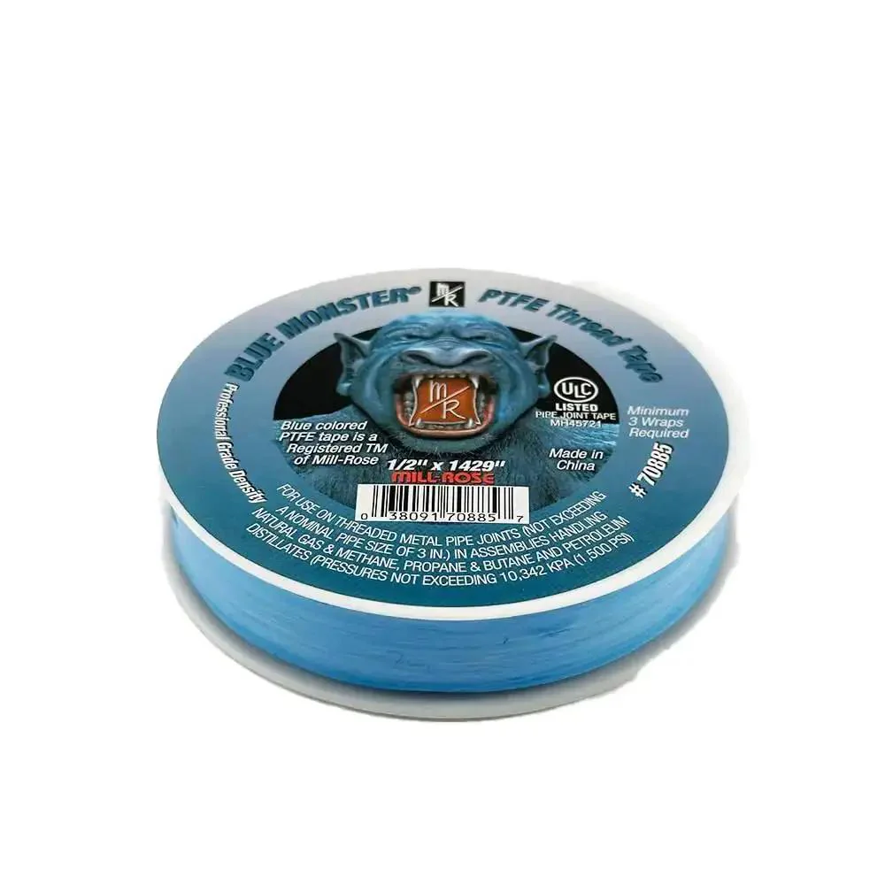 Blue Teflon Thread Tape One Half Inch 1429 Series PTFE Pipe Thread Sealant Tape For No Fuss Leak Free Plumbing Durable And Easy To Wrap Ideal For Household And Industrial Thread Sealing - Image 4
