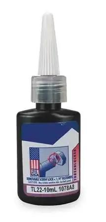 Blue Threadlocker, 10ml Bottle With 0.25mm Gap Fill, Removable With Hand Tools, Full Cure In 24 Hours, Protects Threaded Fasteners From Vibration, Corrosion And Shock