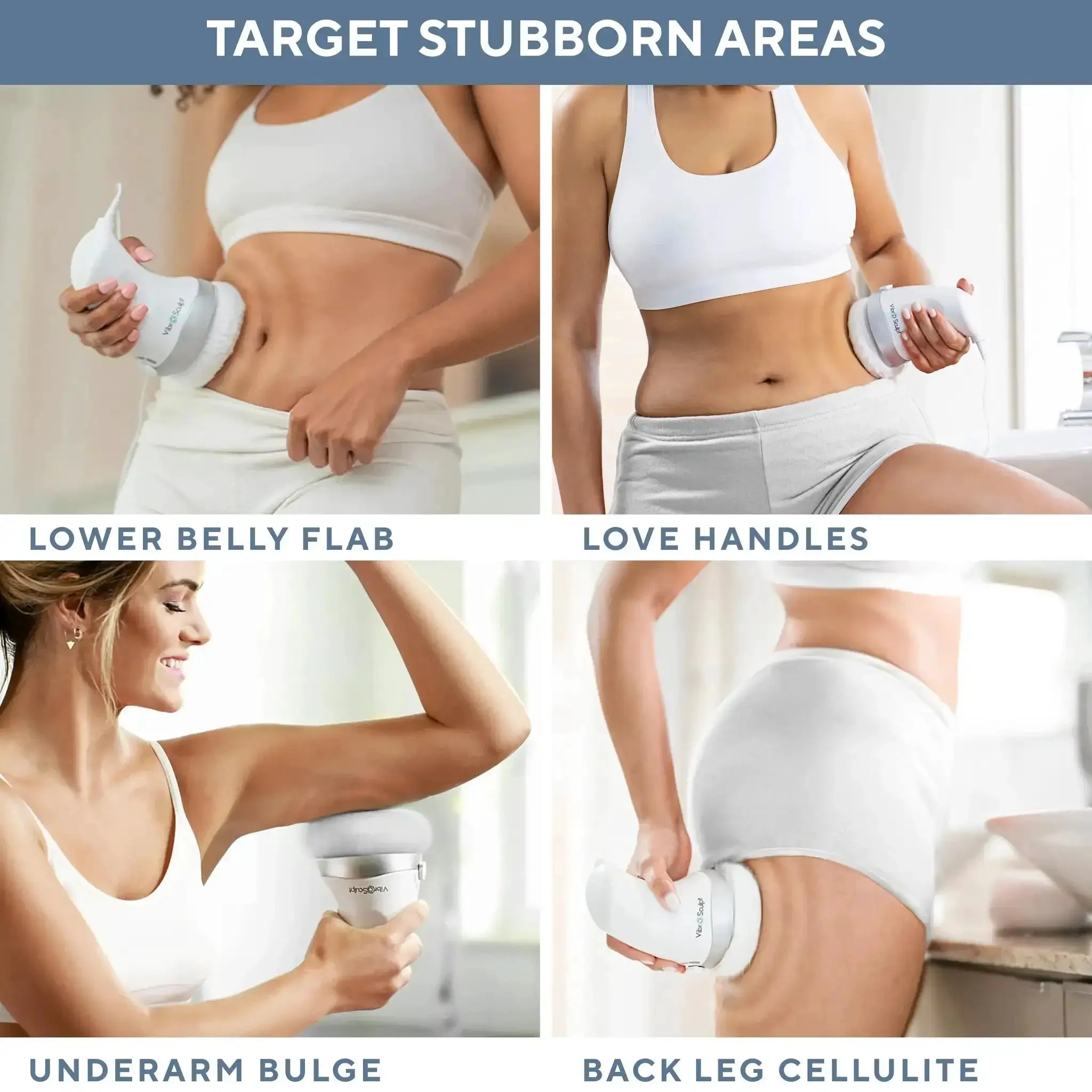 Body Sculpting Machine For Targeted Skin Firming And Anti Cellulite Massage With Lymphatic Drainage, Legs Stomach And Arms, Interchangeable Pads To Improve Texture And Smooth Skin - Image 3