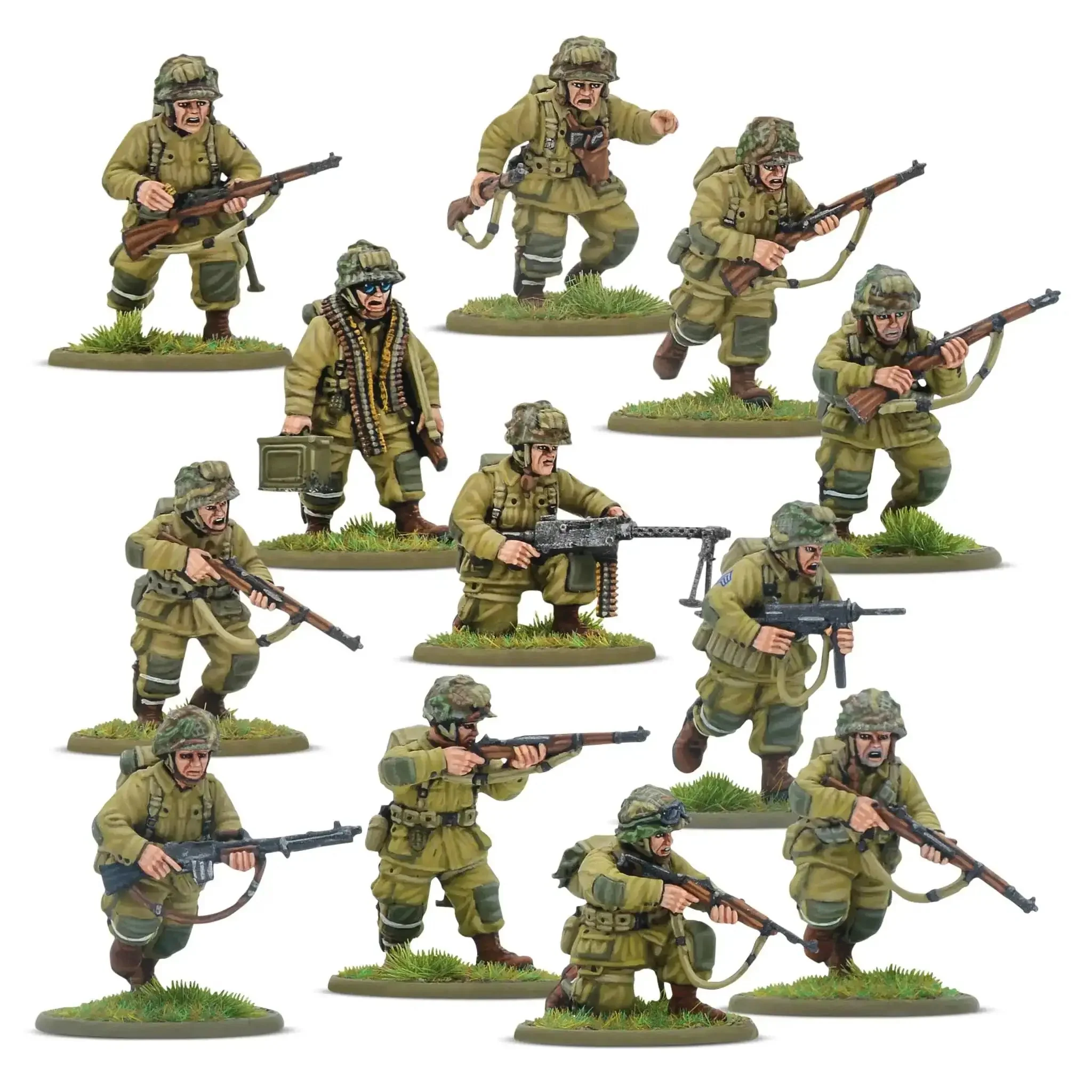 Bolt Action Currahee Us Airborne D Day Starter Army Miniatures Set For WWII Tabletop Wargaming With Paratrooper Troops Heavy Firepower And Classic Veteran Infantry Kit - Image 7