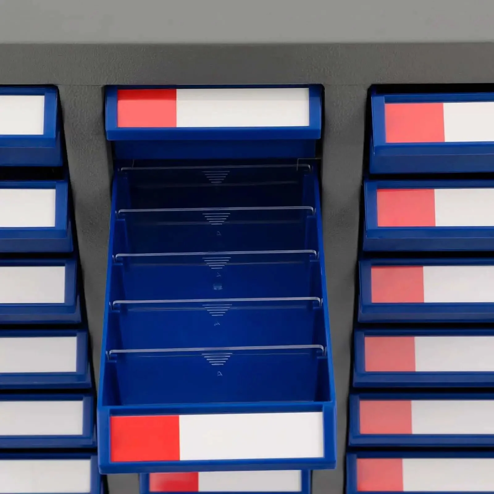 Bolt And Nut Tool Storage Cabinet With 75 Drawers For Garage And Workshop Organization Made With ABS Drawers And Heavy Duty Metal Shelves To Keep Bolts Nuts Electronics Components And Small Parts Neat And Ready To Grab - Image 2