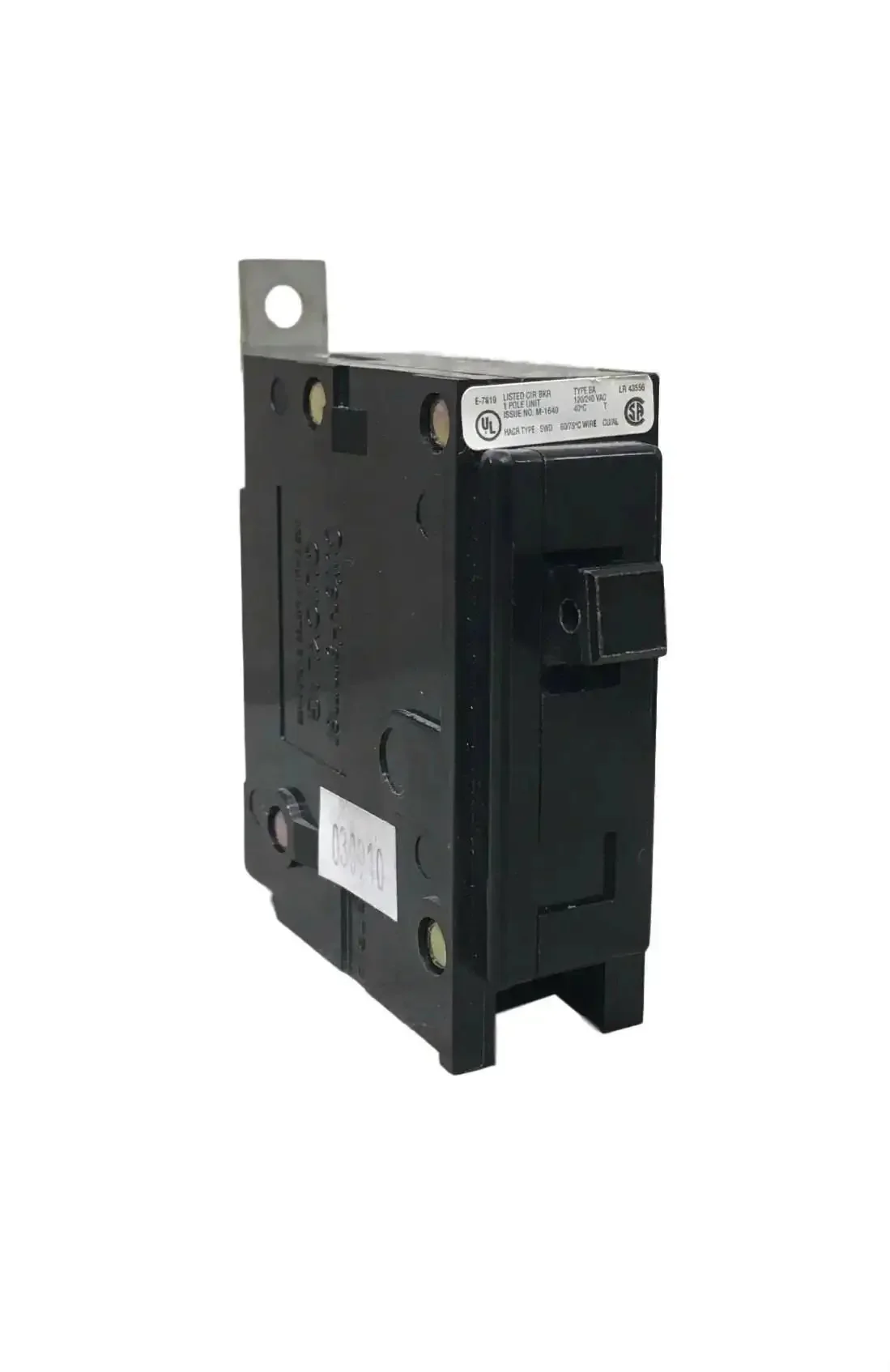 Bolt-On Mount Type BAB Industrial Miniature Circuit Breaker 1 Pole 30 Amp 120 240 Volt AC Quicklag Beef Up Your Panel Protection For A Safer Faster Electrical System