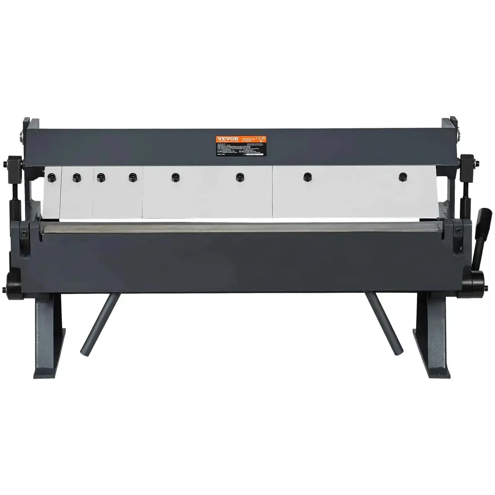 Box And Pan Brake 24 Inch Portable Metal Bender With 0 To 135 Degree Bending Handles 20 Gauge Low Carbon Steel And 14 Gauge Aluminum Five Adjustable Fingers Ten Component Modular System For Complex Sheet Metal Bends - Image 2