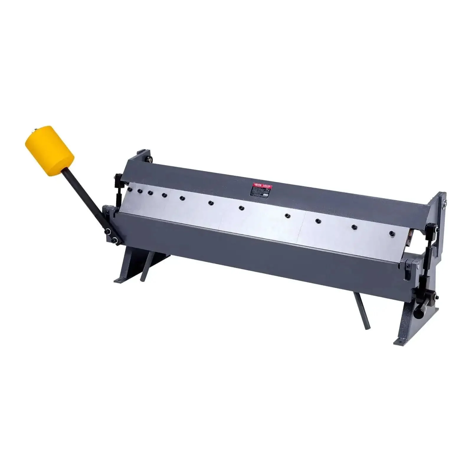 Box And Pan Brake 36 Inch Sheet Metal Bending Tool With 16 Gauge Mild Steel Capacity And 0 To 135 Degree Adjustable Angles Built Tough Aluminum Bender With Six Fingers For Precise Bends In Your Workshop