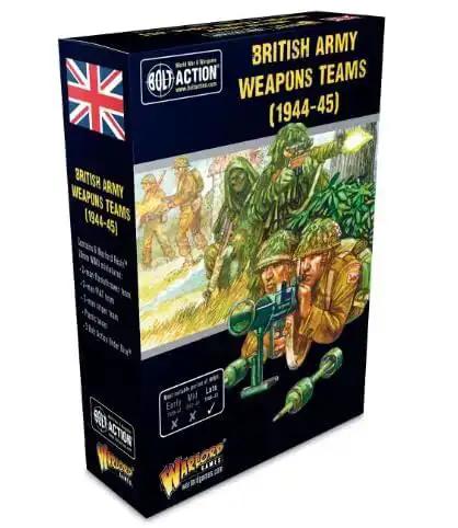 British Army World War II 28mm Bolt Action Weapons Teams Miniatures Set With Three Order Dice Includes Flamethrower Team PIAT Team And Sniper Team In Ghillie Suits For Killer Tabletop Wargaming - Image 5
