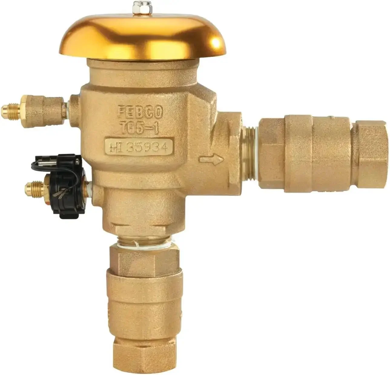 Bronze 1 Inch Heavy Duty Pressure Vacuum Breaker Backflow Preventer With Quarter Turn Shutoff NPT Connections Freeze Sensor And SentryPlus Alert Tech For Irrigation Systems And Industrial Plants - Image 8