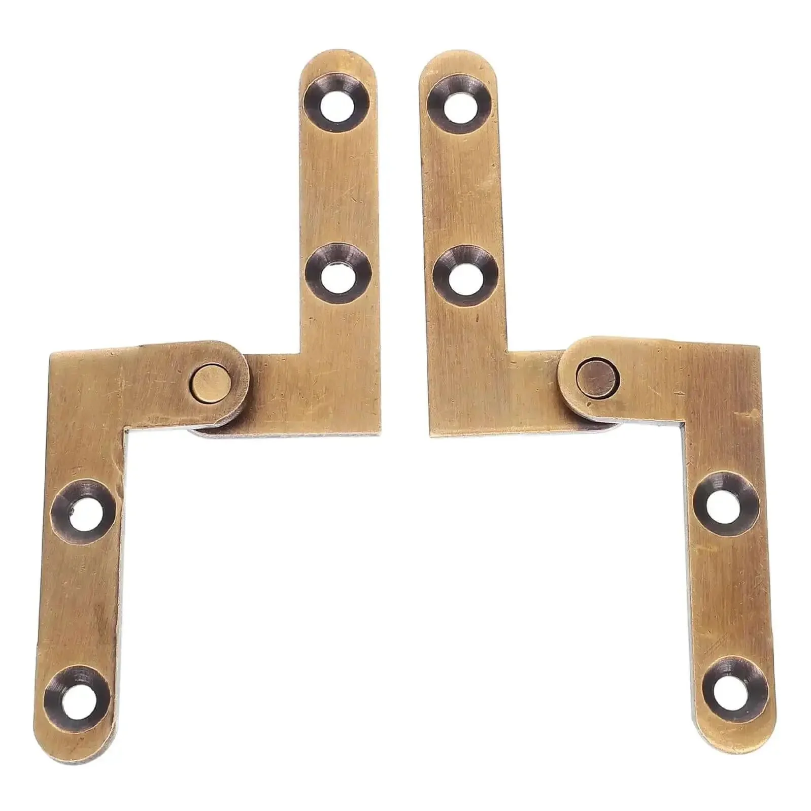 Bronze Hidden Door Pivot Hinges Concealed Silent Operation Heavy Duty Secret Door Hardware For Cabinets And Furniture 2 Pack Pro Diyers Vertical Rotation Easy Install For Hidden Doors