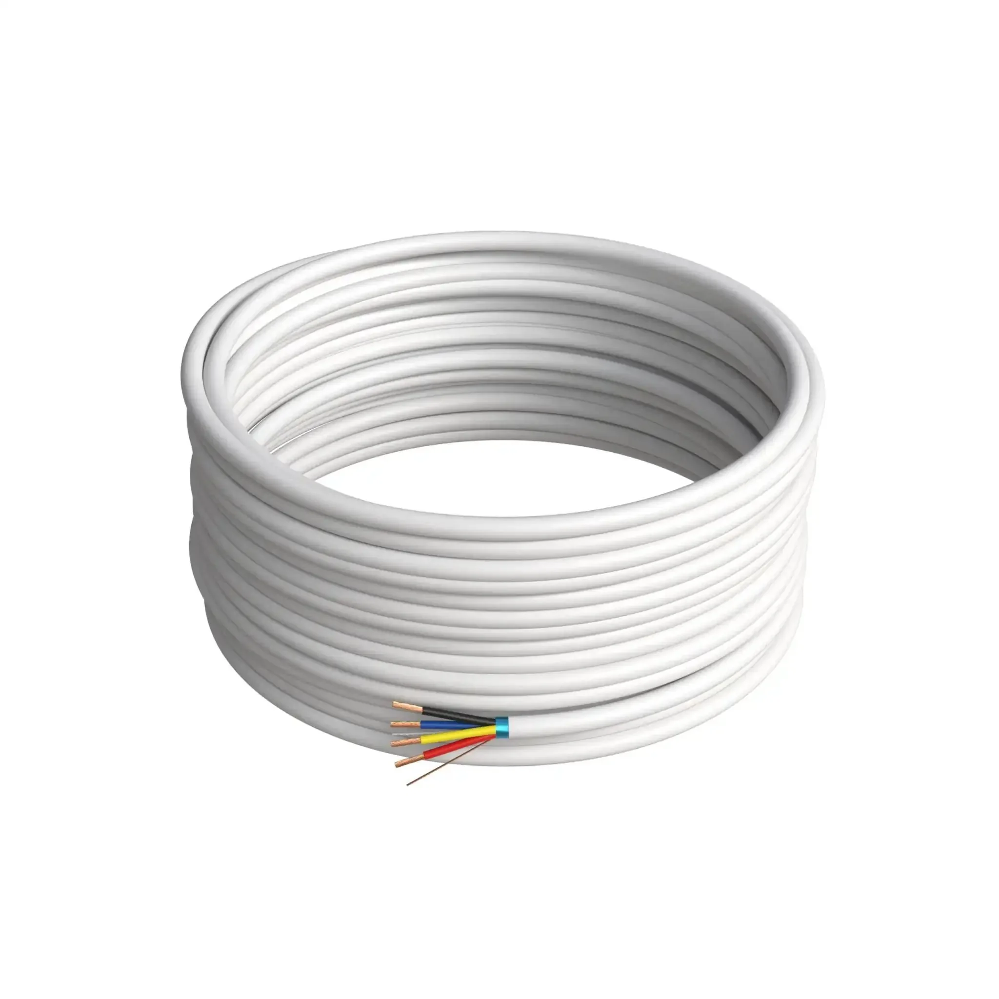 Budget Friendly 500ft 22 AWG 4 Conductor Alarm Cable CCA Shielded Wire For Low Voltage Systems Burglar Alarms Fire Detectors Security Stations And Doorbells - Image 5
