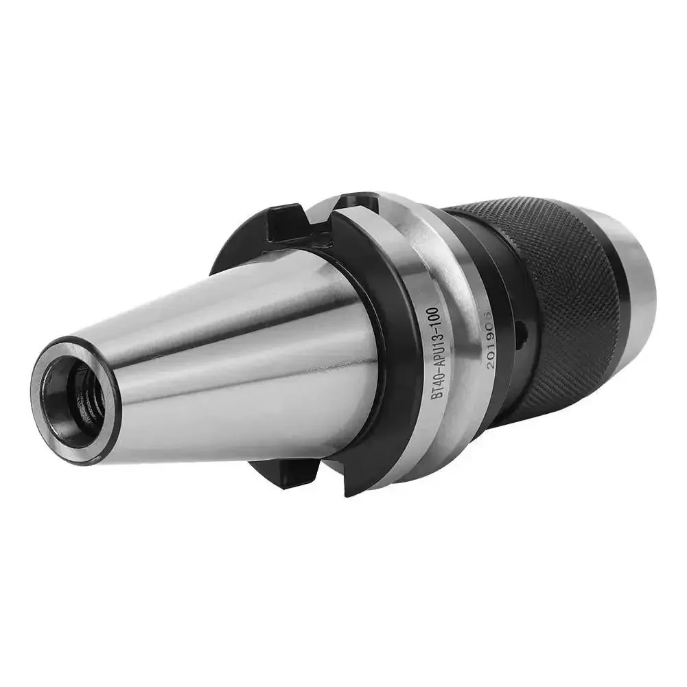 Built To Last Beefy BT40 APU13 100 Drill Chuck Tool Holder For CNC Milling Machines Integrated High Speed Steel Carburized And Quenched Core For Extra Toughness And Precision - Image 7