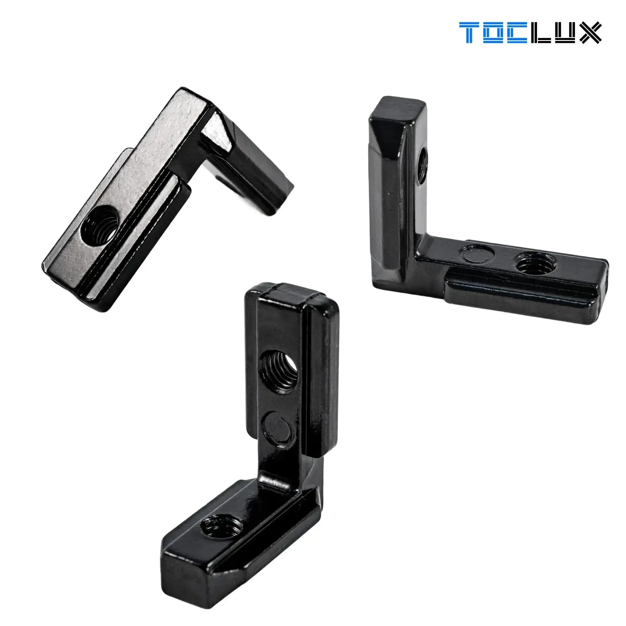 Built Tough 3030 Interior Corner Connector Kit For 30 Series Aluminum Extrusion With L Shape Inside Bracket 8mm T Slot Accessories Zinc Alloy Nickel Plated For Strong Rust Resistant Connections - Image 5