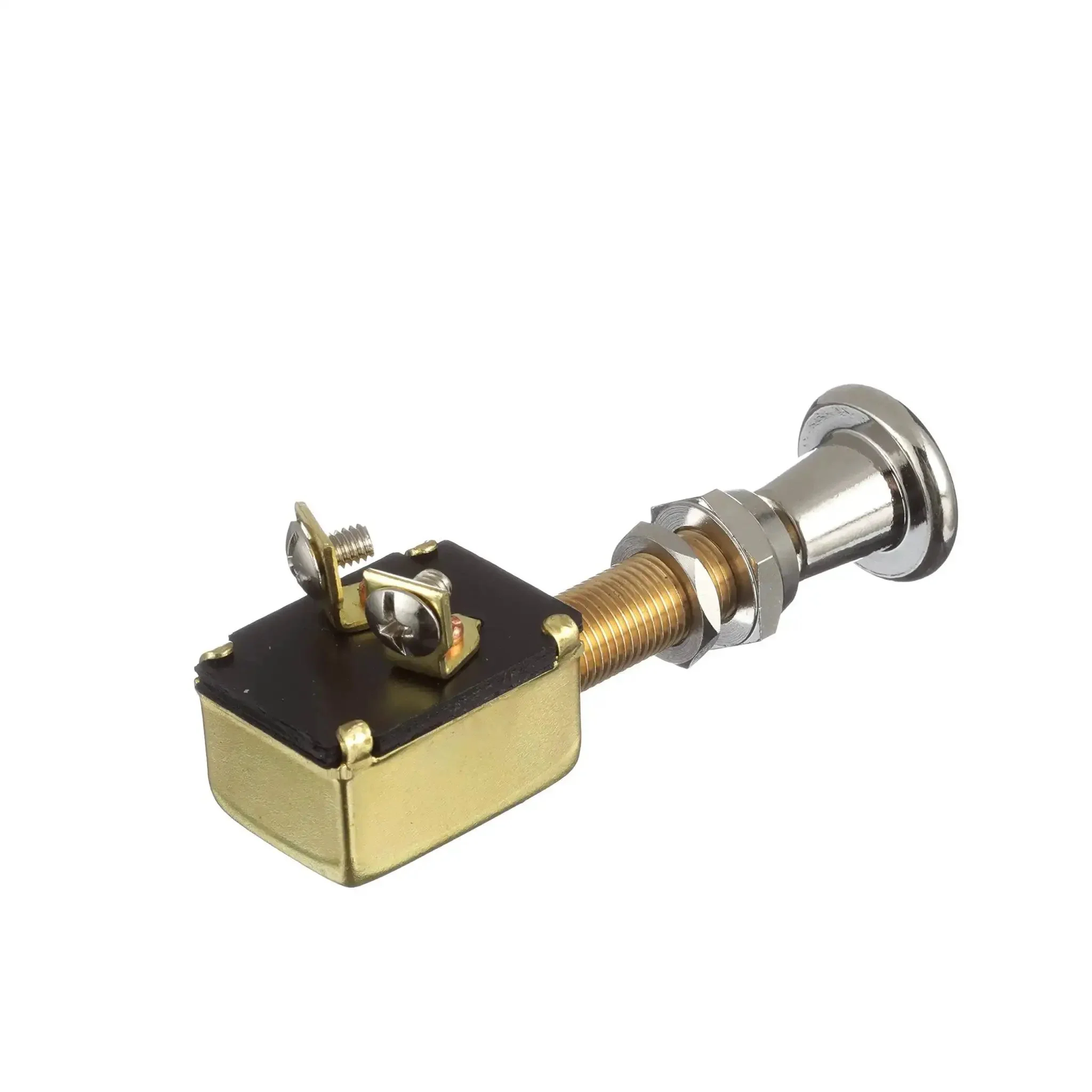 Built Tough Heavy Duty 2 Position Push Pull On Off Switch For Marine Lights Bilge Pumps Blowers And Baitwell Pumps Chrome Knob Stainless Steel Springs 1 Circuit 25 Amp 1 Inch Panel Mount - Image 8
