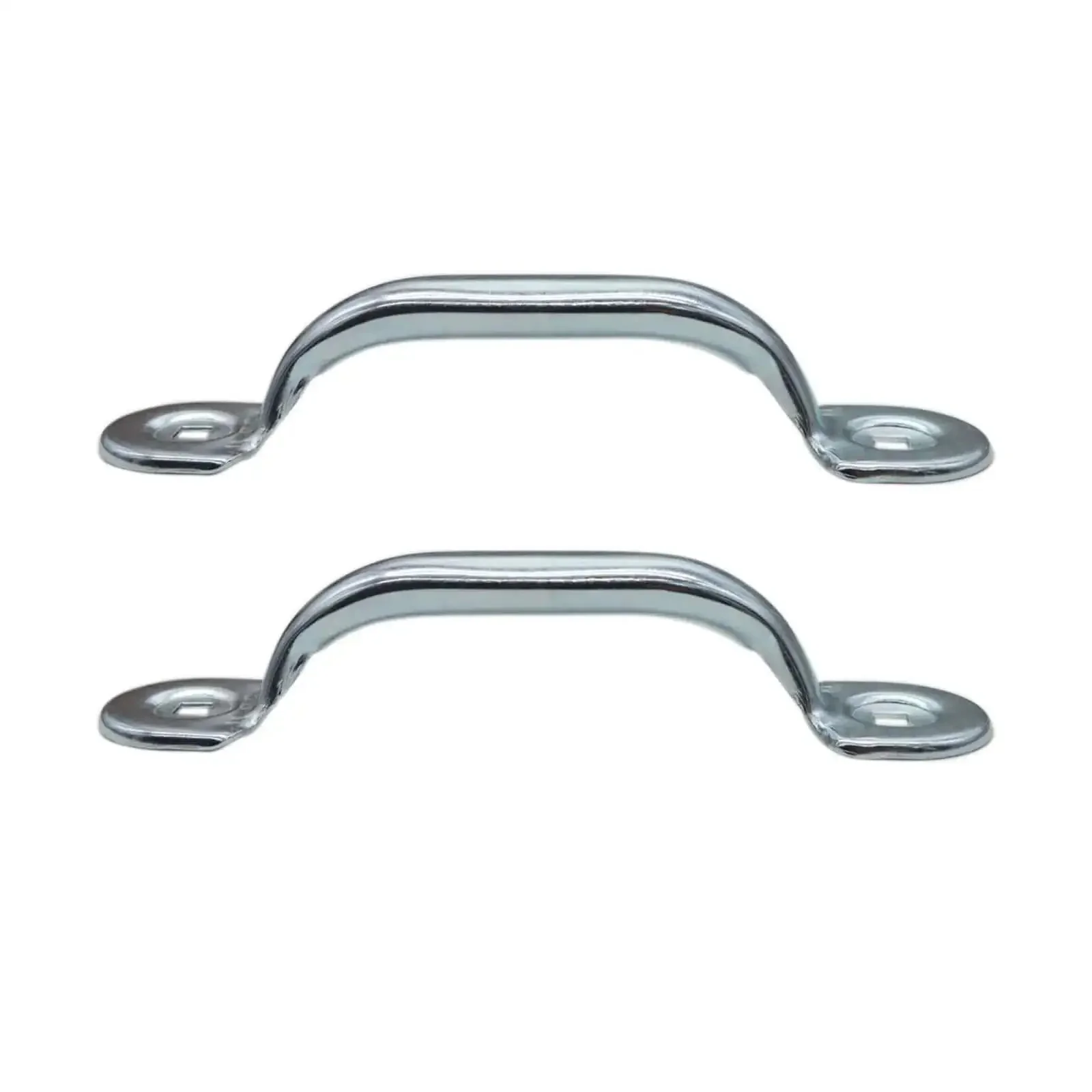 Built Tough Heavy Duty Garage Door Bottom Lift Handle Replacement 2 Pack, Solid Steel With Galvanized Finish, Corrosion Resistant, Universal Fit For Most Gate Handles, Outdoor Cabinets And Closets, Two Way Install - Image 5
