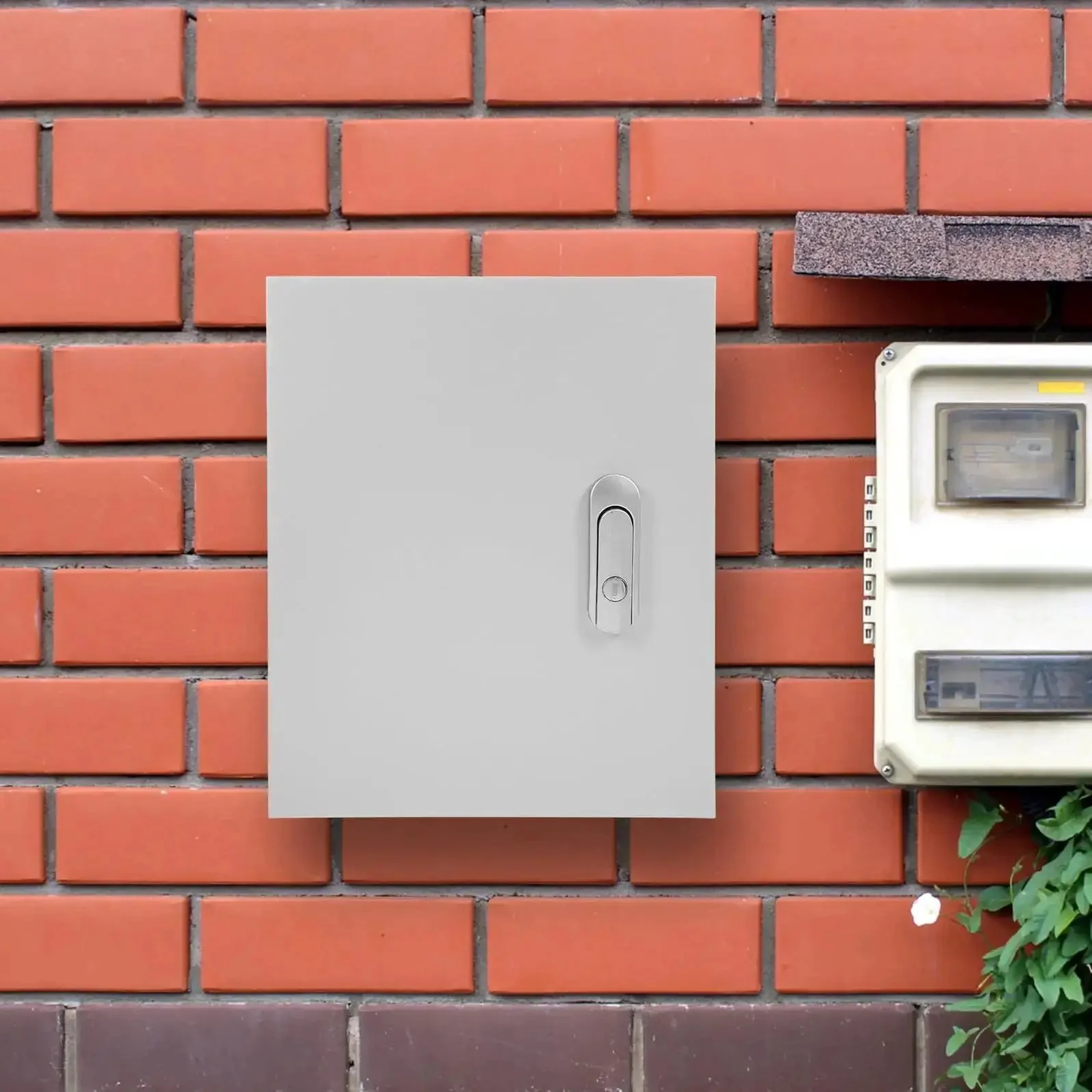 Built Tough Metal Electrical Junction Box With Lock For Outdoor Weatherproof Power Distribution Enclosure, 25x30x14 Cm Vertical Control Cabinet For Low Voltage Panels And Electrical Equipment - Image 7