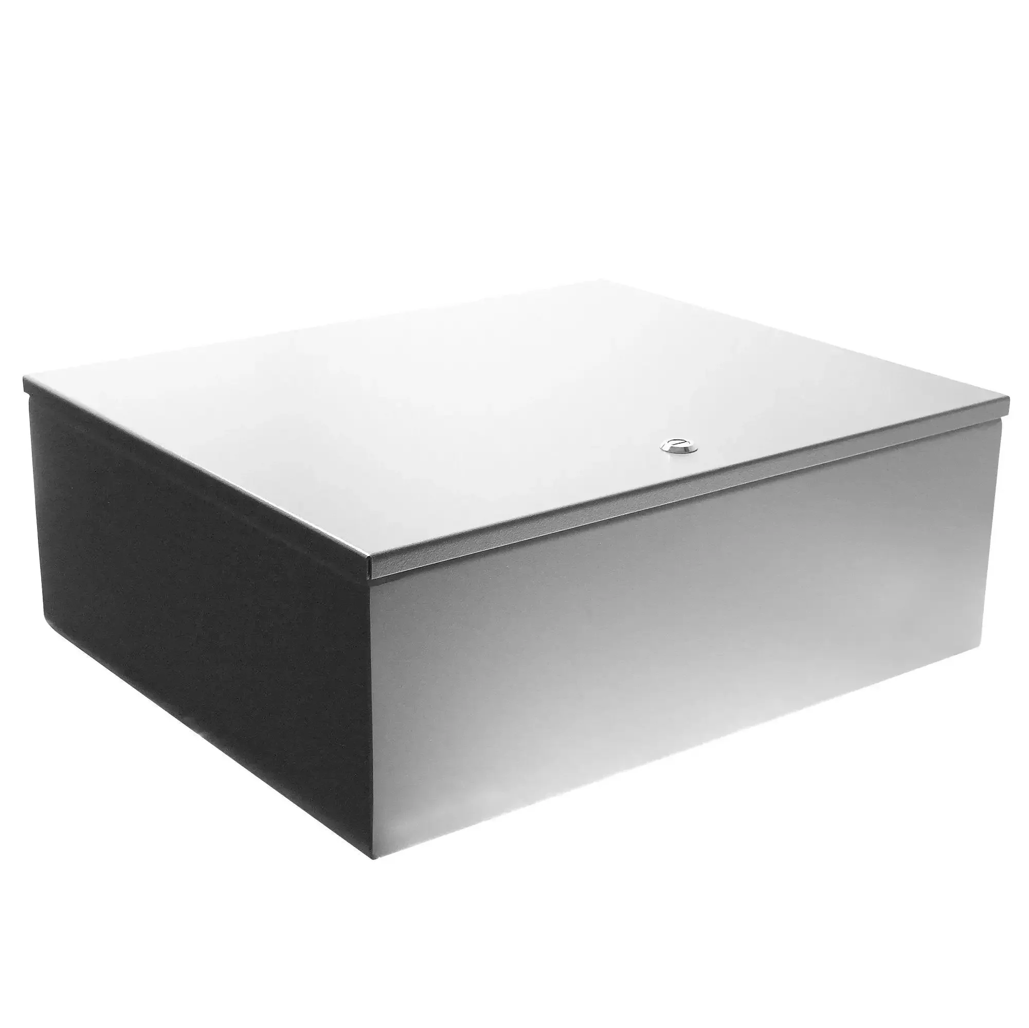 Built Tough NEMA 1 Medium Hinged Door Wall Mount Enclosure Without Panel In Steel 24 W x 20 D x 8.625 H Inches ANSI Gray 14 Gauge UL CSA Listed Control Instrumentation Cabinet - Image 3