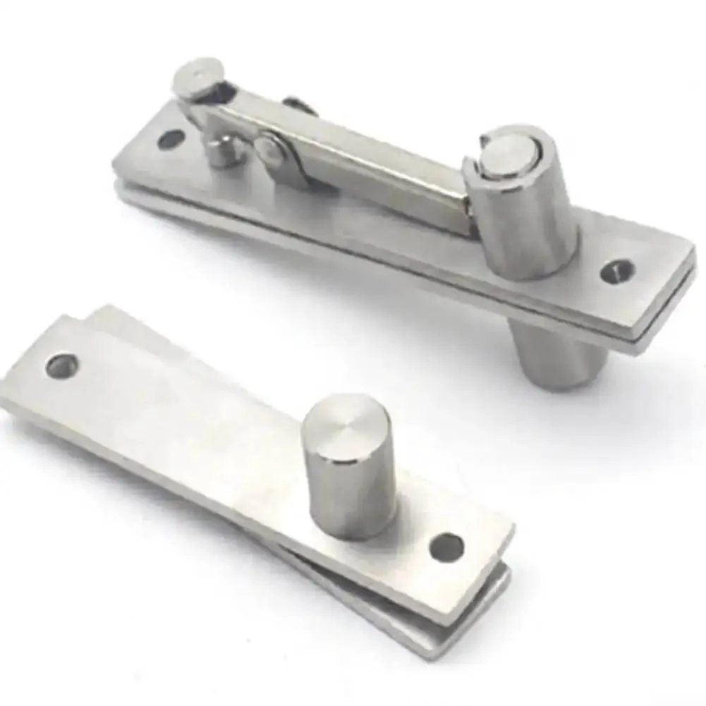 Built Tough Stainless Steel Pivot Door Hinge With 360 Degree Swivel And Invisible Floor And Ceiling Mount For Concealed Bookshelf Or Secret Room Doors Includes Installation Hardware