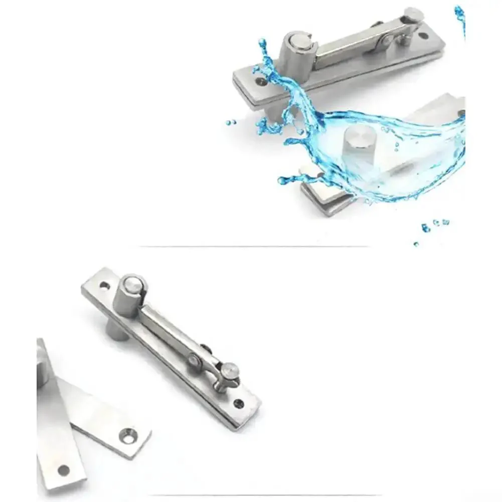 Built Tough Stainless Steel Pivot Door Hinge With 360 Degree Swivel And Invisible Floor And Ceiling Mount For Concealed Bookshelf Or Secret Room Doors Includes Installation Hardware - Image 7