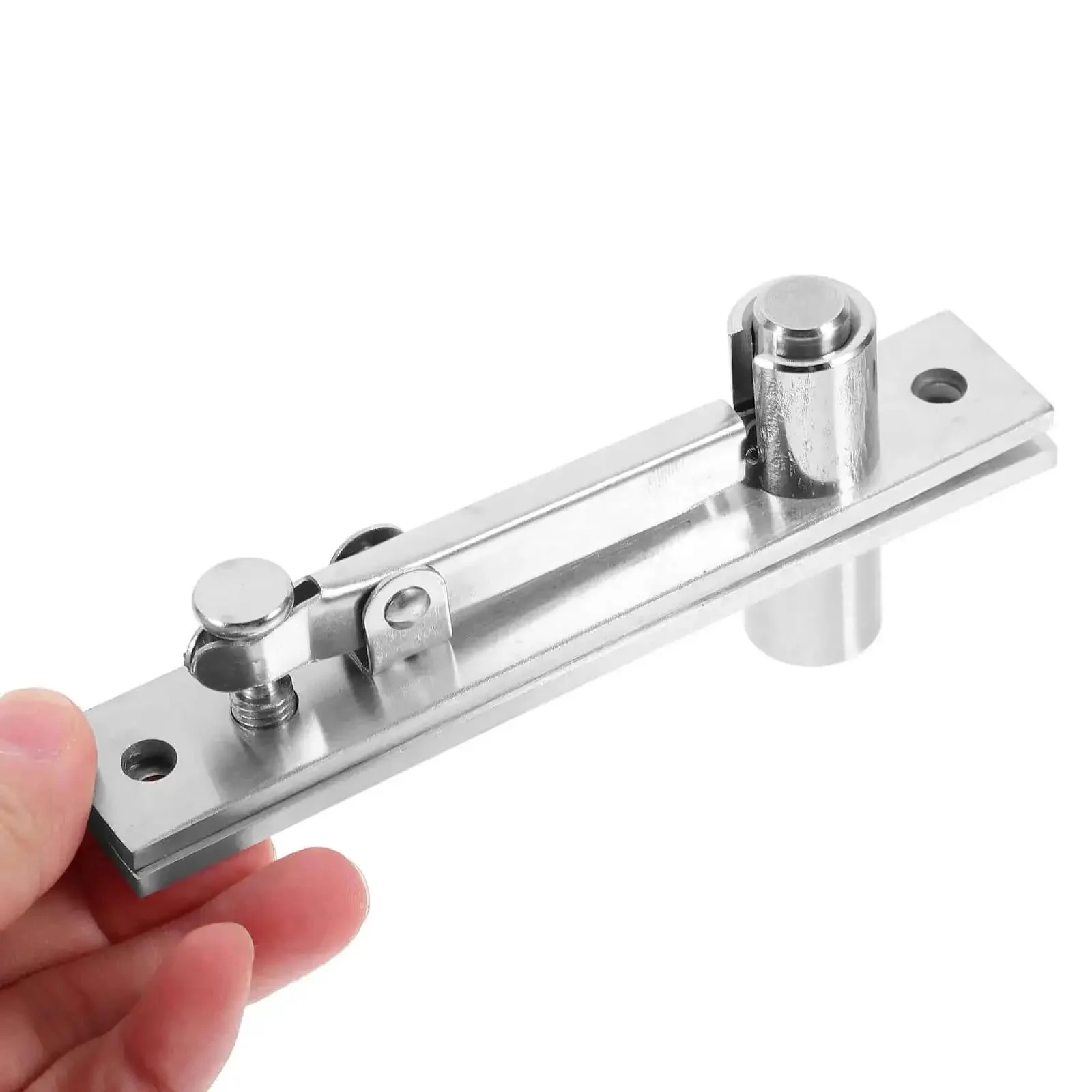 Built Tough Stainless Steel Rotating Shaft Torque Pivot Hinges For Concealed Doors And Secret Entrances, Hidden Door Hardware For DIY Builds, Bookshelves And Cabinets, 1 Pair Ideal For Home Renovations And Secret Entrances In Hidden Rooms - Image 4