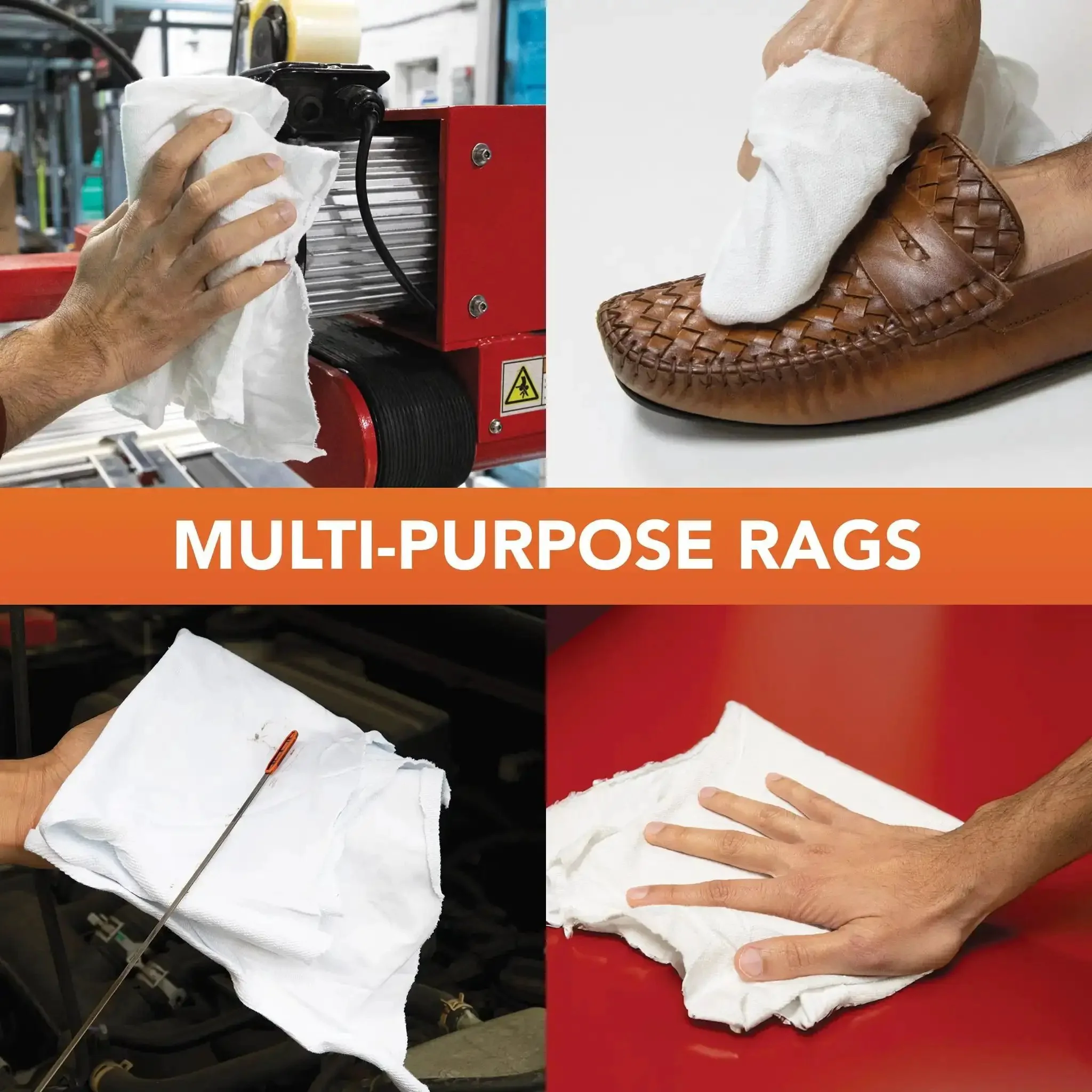 Bulk Cotton T Shirt Rags 5 Lb Box For Auto Shop Cleaning Low Lint Wiping Cloths For Paint Grease Stain Removal Absorbent Machine Washable Towels For Home Garage And Workshop - Image 7