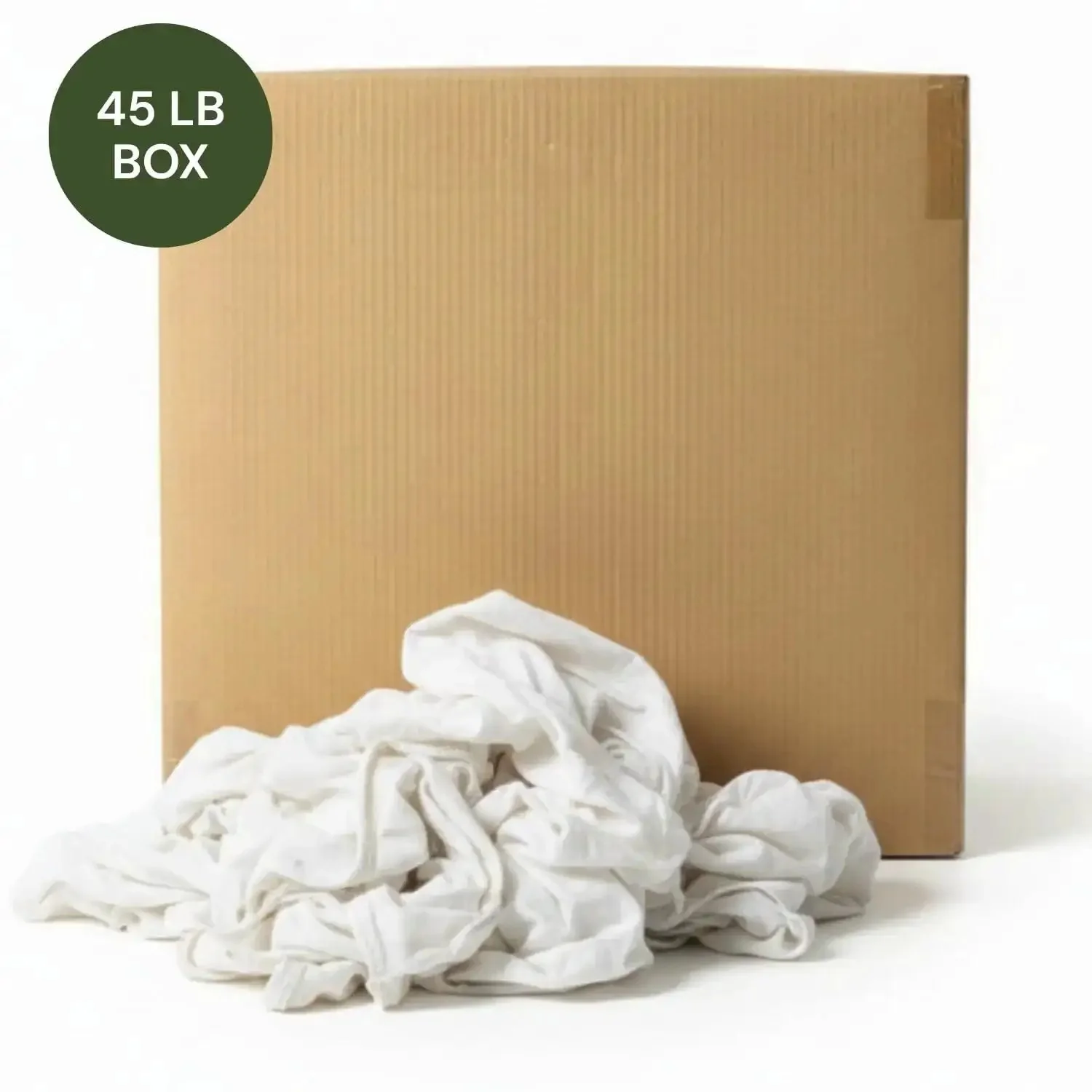 Bulk White Cotton Wiping Rags Made From Premium T Shirt Material Lint Free Cleaning Cloths For Auto Detailing Pro Grade Auto Care Automotive Kitchens Industrial Shops And General Cleaning 45 Lbs Of Absorbent Soft Towels - Image 7