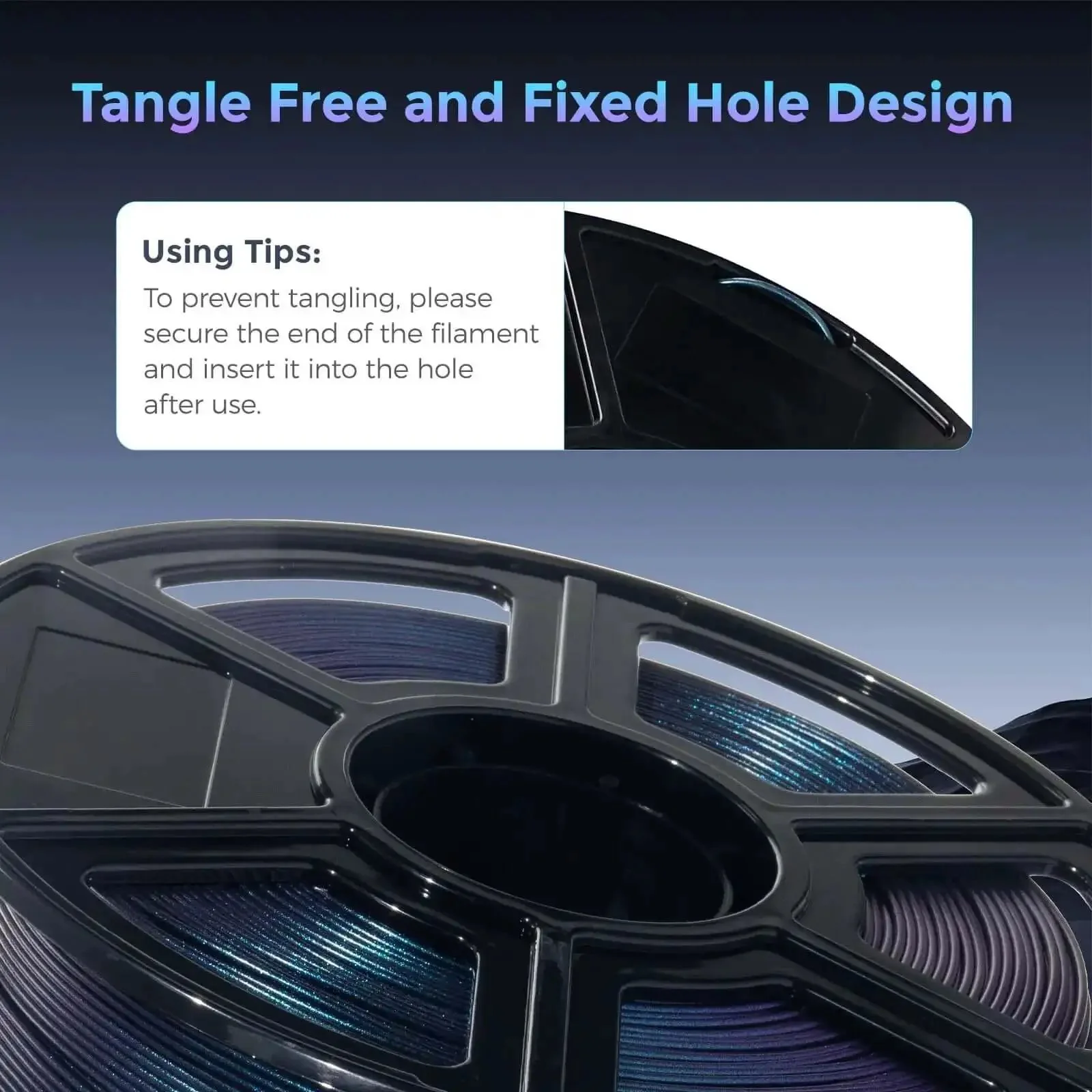 Burnt Titanium Color Changing 1.75mm PLA Filament 1kg 2.2lb For 3D Printing Chameleon Vibe That Shifts With Light And Angles Conceals Layer Lines Delivers Sleek Showy Prints Every Time - Image 4