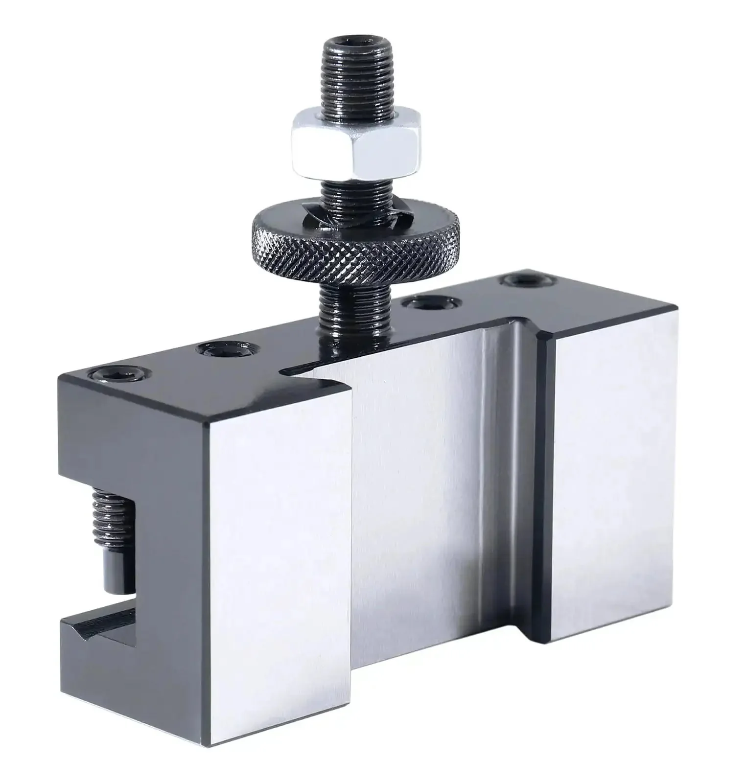 BXA Style 2 Extra Large Quick Change Tool Holder For Three Quarter Inch Turning Tools, Boring And Facing, Lathe Post Adapter For 10 To 15 Inch Swing, Steel Construction, Precise Fit - Image 5