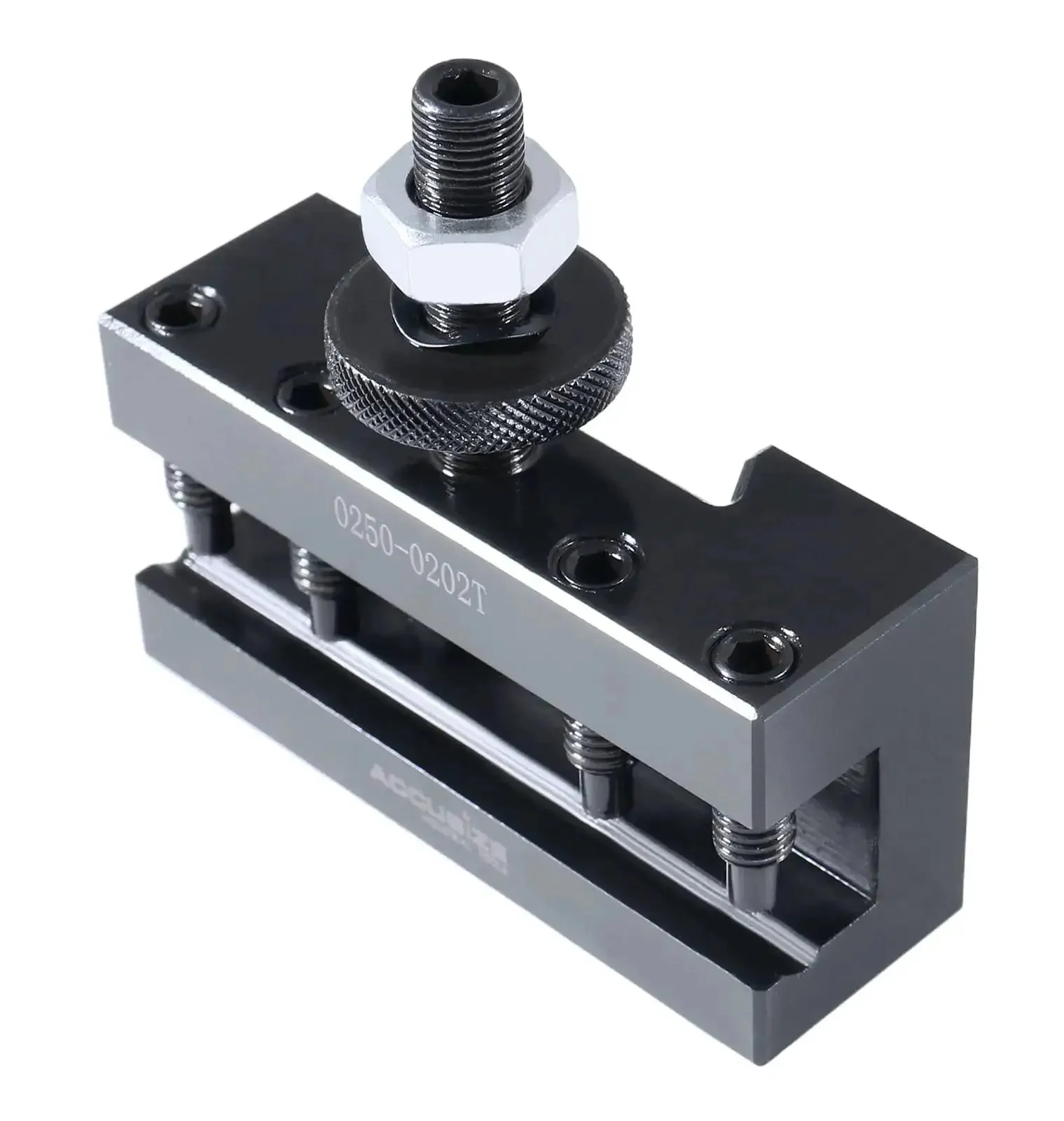 BXA Style 2 Extra Large Quick Change Tool Holder For Three Quarter Inch Turning Tools, Boring And Facing, Lathe Post Adapter For 10 To 15 Inch Swing, Steel Construction, Precise Fit - Image 7