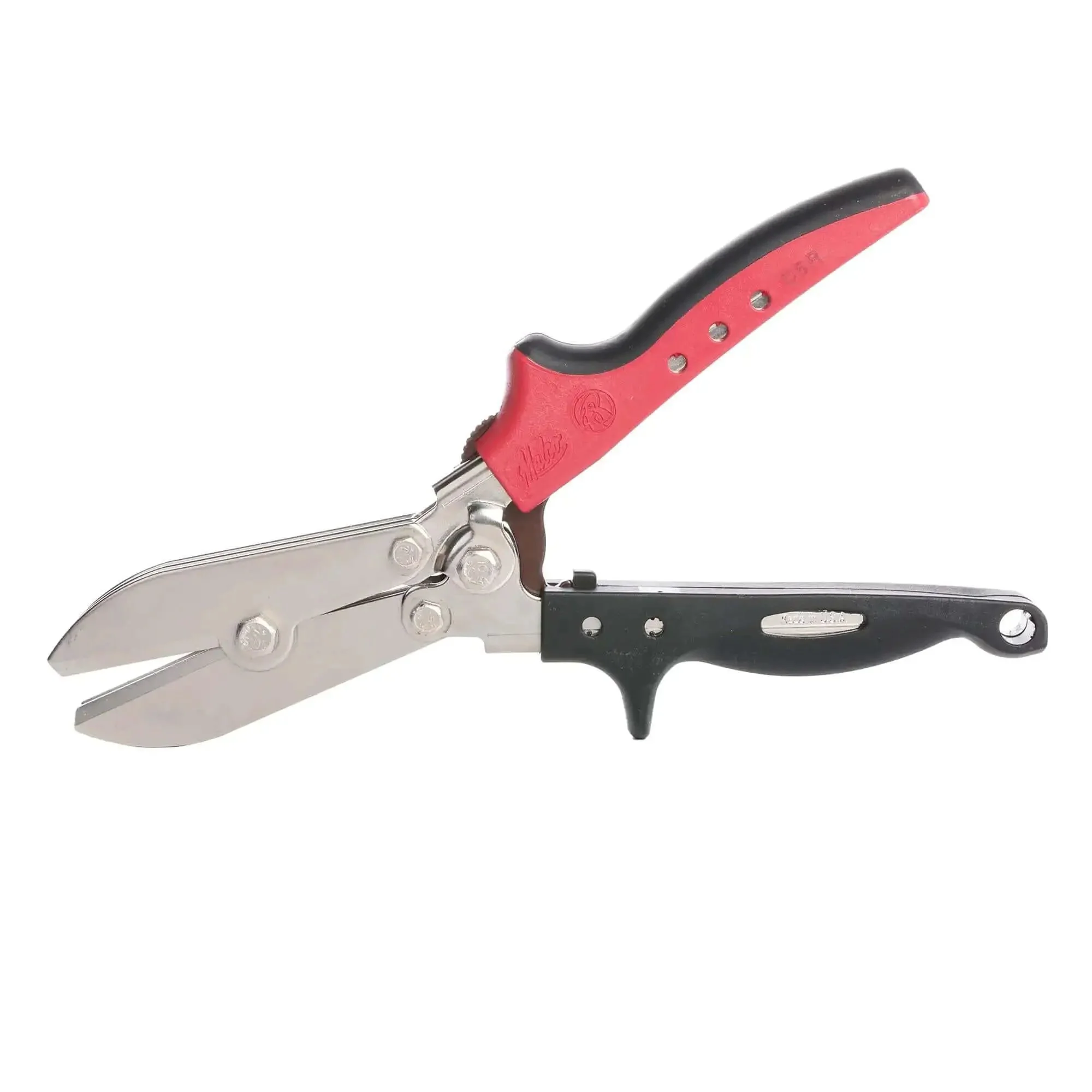 C5R 5-Blade Crimping Tool For Round Duct And Stove Pipe, Delivers Leak-Proof Crimps With Compound Leverage, 7 To 1 Mechanical Advantage, Ergonomic Redline Handles, Made In USA, The Workhorse Duct Fitting Tool - Image 5