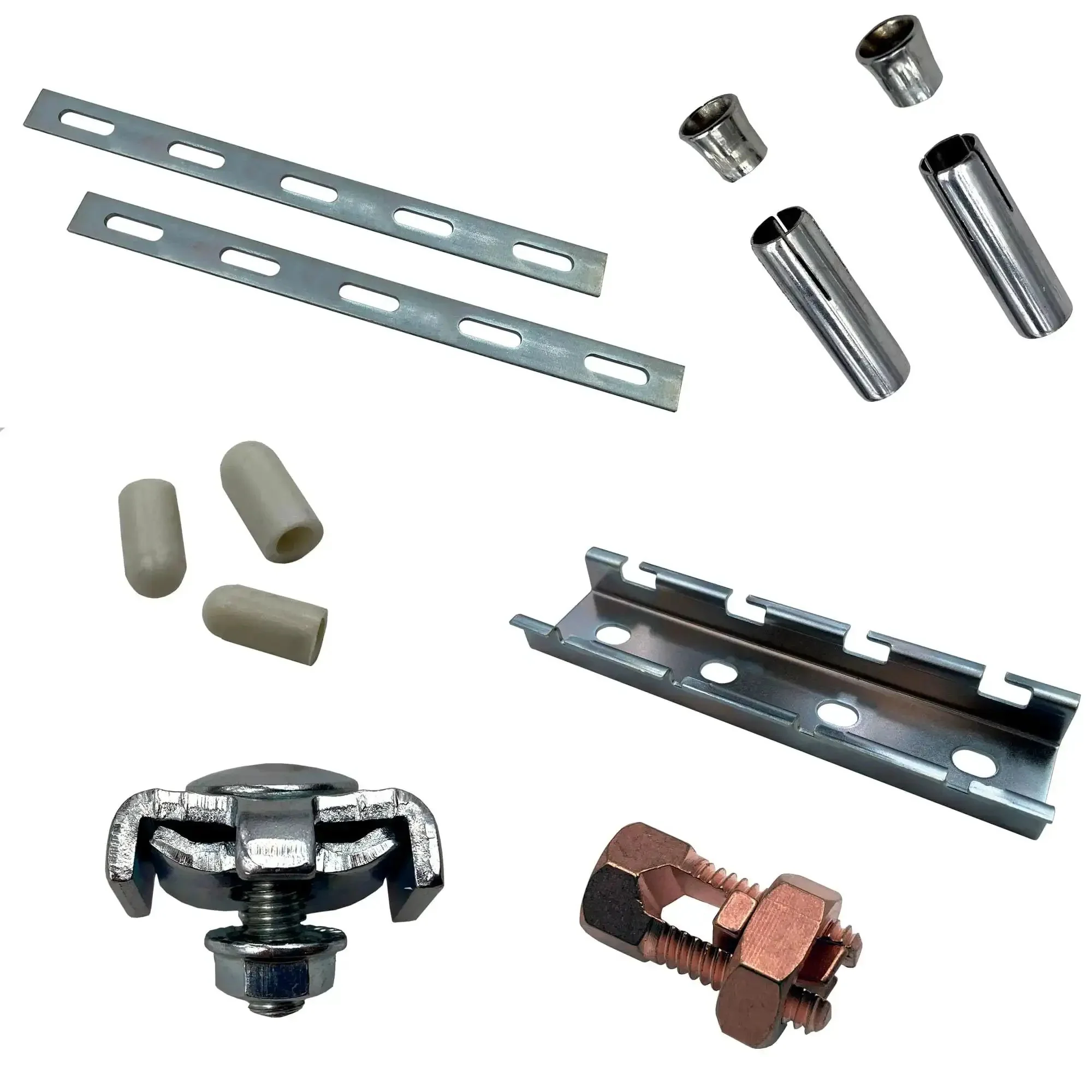 Cable Tray System For Wire Management With Ceiling Mount Kit, Beefed Up 2 Inch Depth, 4 Inch Width, 20 Feet Total From Four 5 Foot Trays, Fittings Included, Zinc Plated Steel In Silver - Image 2