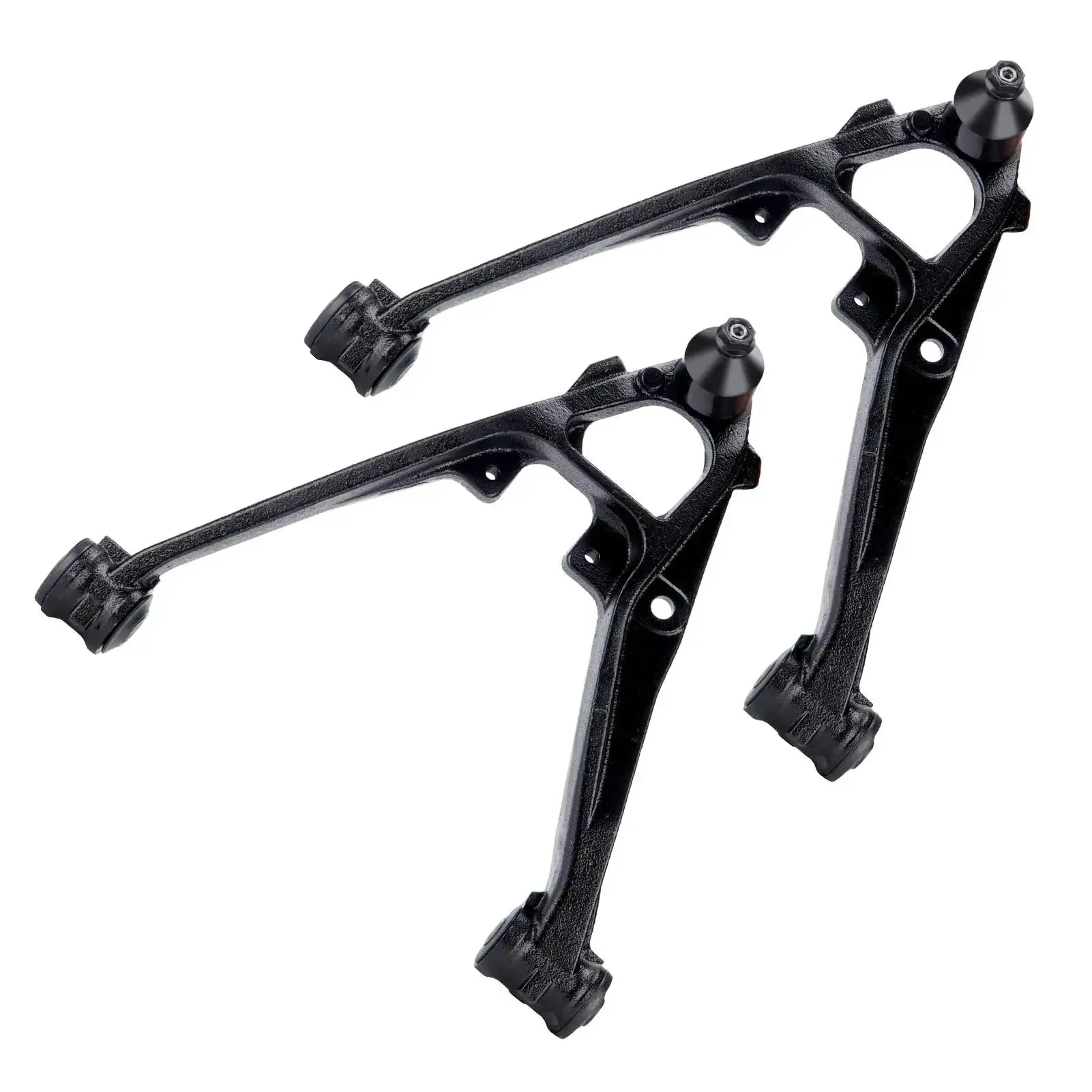Cadillac Front Lower Control Arm Suspension Kit With Ball Joints For 2007 Through 2015 Escalade 2007 Through 2014 Escalade ESV 2007 Through 2013 Escalade EXT Also Fits Chevy Avalanche Suburban Silverado Tahoe GMC Sierra Yukon Durable Beefed Up Replacement