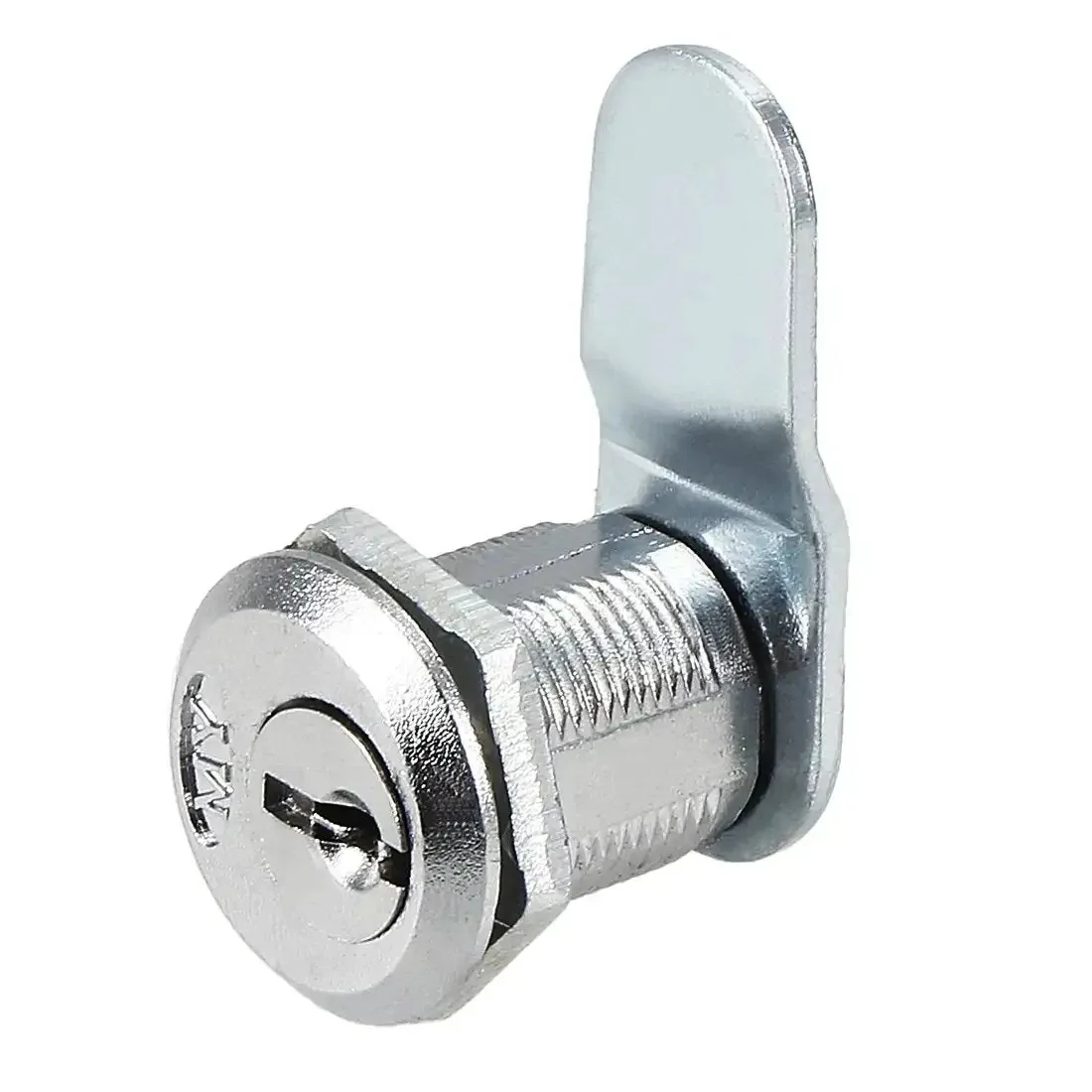 Cam Lock Set For Drawer And Cabinet, 13/16 Inch Cylinder, Fits Up To Half Inch Panel Thickness, Zinc Alloy Chrome Plated, Keyed Alike, 5 Pack, Easy To Install And Durable For Home Or Office Security - Image 6