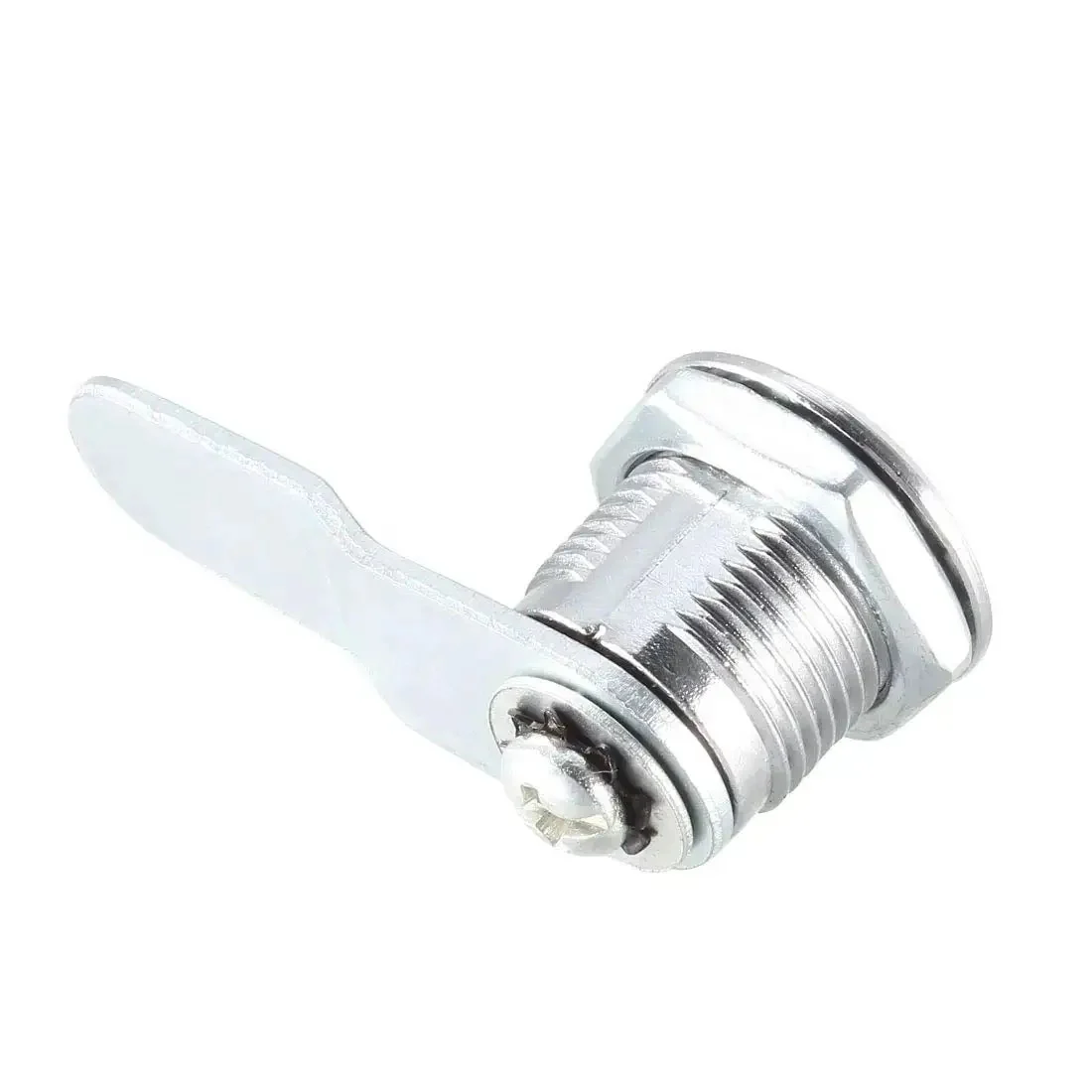 Cam Lock Set Of 4 With Five Eighth Inch Cylinder Length Fits Up To Five Sixteenth Inch Panel Thickness No 4 Cam Keyed Different Zinc Alloy Chrome Plated File Cabinet Locks - Image 2