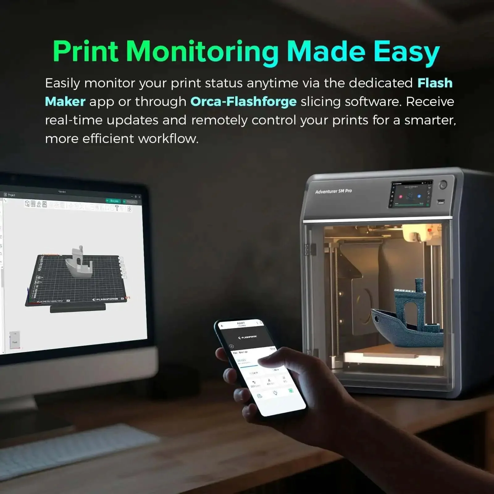 Camera Kit For Adventurer 5M Pro And AD5X 3D Printer With Real Time Live View And Remote Monitoring Compatible With Flash Maker App Easy Setup For Your DIY 3D Printing - Image 4