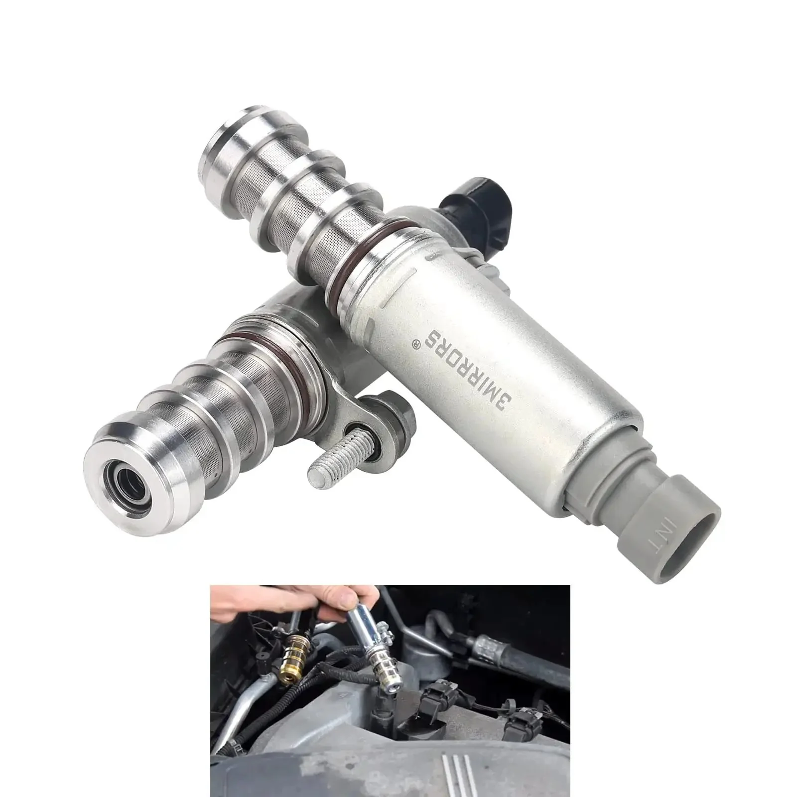 Camshaft Position Actuator Solenoid Valve Kit For GM Cars 2.0L 2.2L 2.4L Engines Fits Chevy Malibu Equinox Cobalt HHR Pontiac G6 Terrain Saturn Aura Buick Verano And More Replaces 12655420 12655421 VVT Intake Exhaust - Image 3