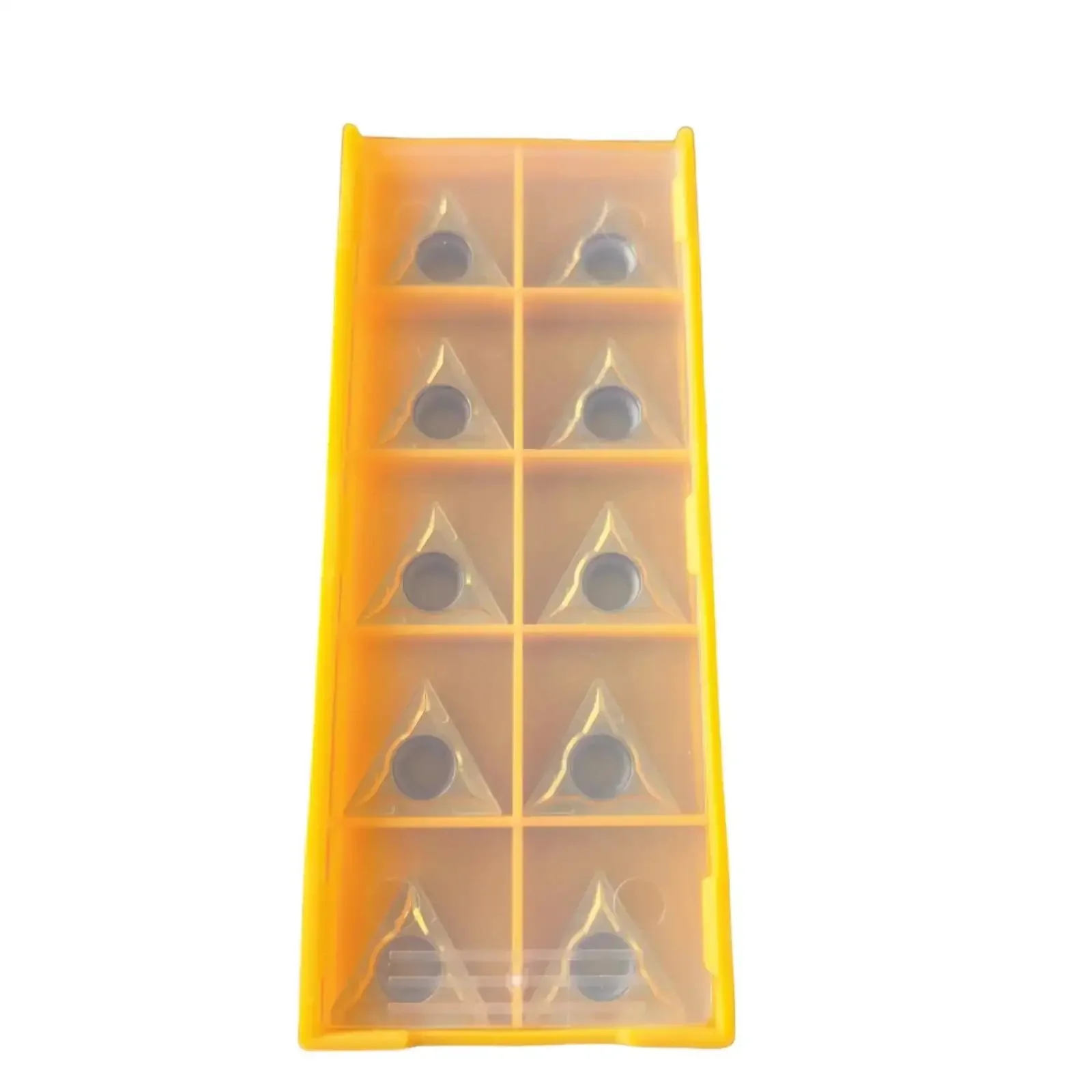 Carbide Turning Inserts 10 Pack For CNC Lathe Tools TCMT16T304 CCMT32.51 With STFCR Holder Ideal For Steel And Stainless Machining Radius One Sixty Fourth Inch Edge 16mm Thickness 3.97mm Coated For High Impact Resistance - Image 3