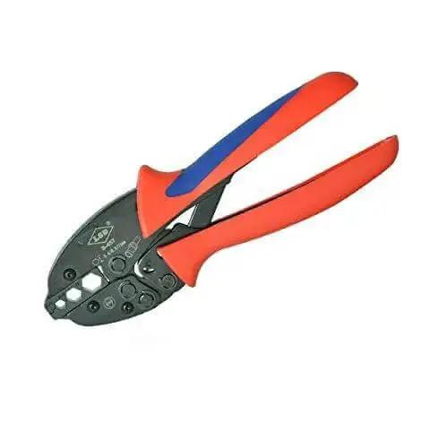 Carbon Steel Coax Cable Crimp Tool Beefy For RG6 RG58 RG11 4C 5C 7C Crimping Pliers With 11mm 8.2mm And 5.4mm Terminal Crimps 230mm Long 0.7kg Weight Ideal For Crimping 4C 5C 7C Cable
