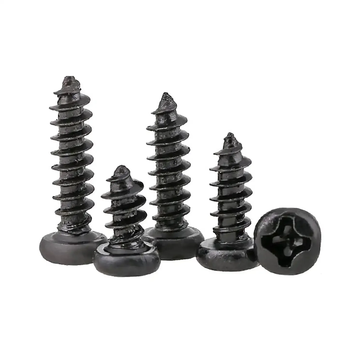 Carbon Steel Precision Screw Set With Phillips Round Head Miniature Self Tapping Screws M1, M1.2, M1.4 And M1.7 For Household Appliances, Hardware And Mechanical Equipment Built Tough, Durable High Hardness, Easy Install And A Tight, Stable Fit - Image 3