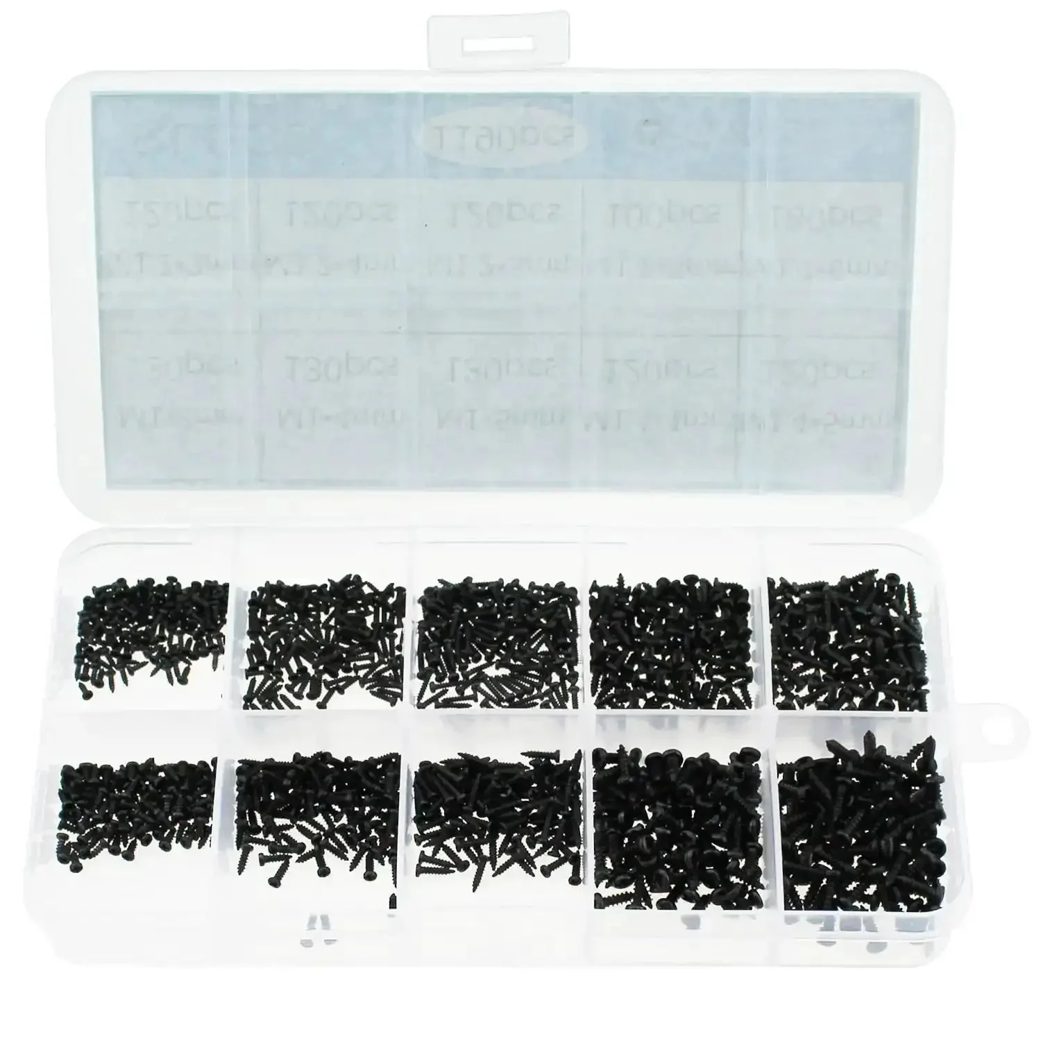 Carbon Steel Precision Screw Set With Phillips Round Head Miniature Self Tapping Screws M1, M1.2, M1.4 And M1.7 For Household Appliances, Hardware And Mechanical Equipment Built Tough, Durable High Hardness, Easy Install And A Tight, Stable Fit - Image 4