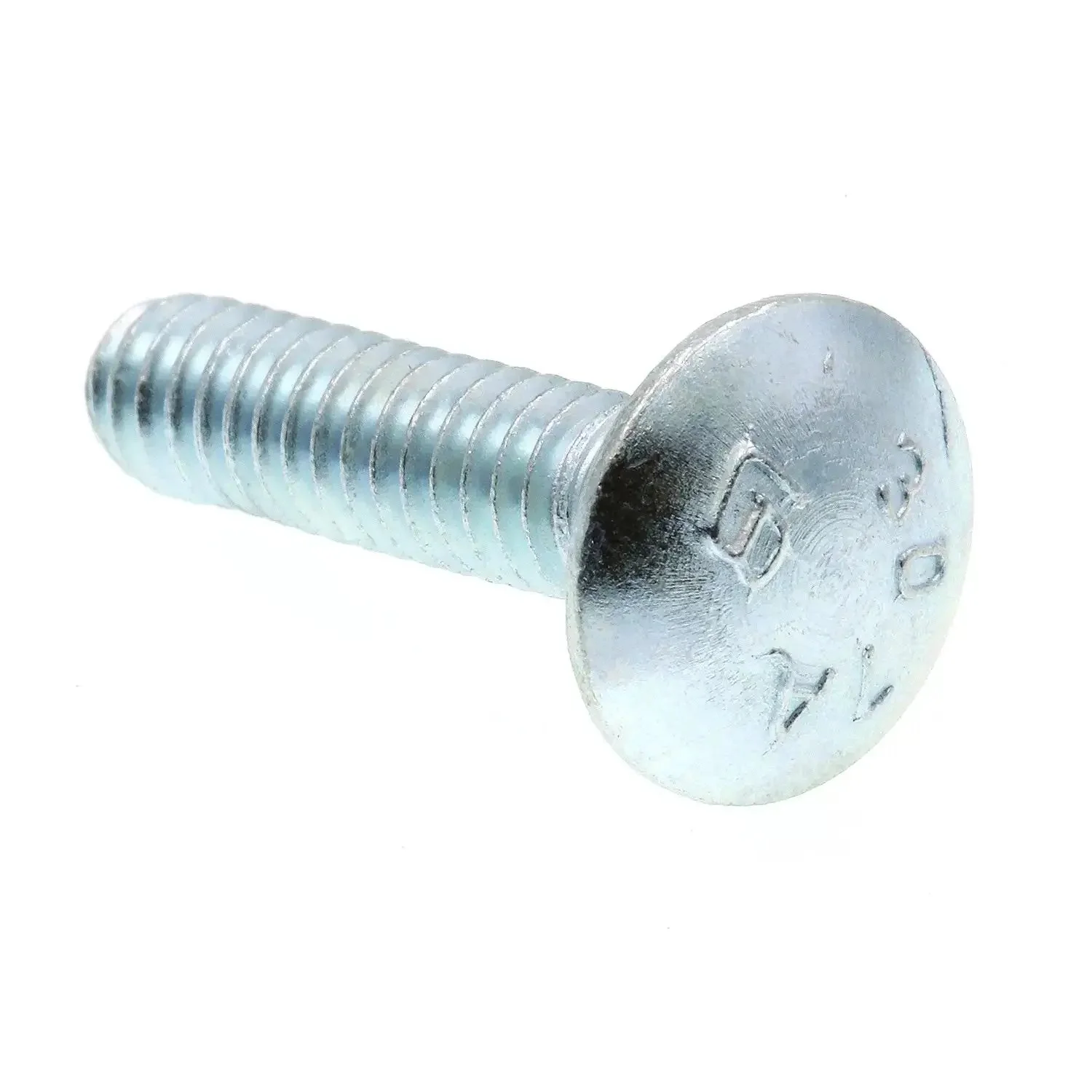 Carriage Bolts One Quarter Inch Twenty By One Inch A307 Grade Zinc Plated Steel 100 Pack With Smooth Round Head And Square Shoulder Nuts And Washers Not Included For Safe Pro Grade Heavy Duty Fastening
