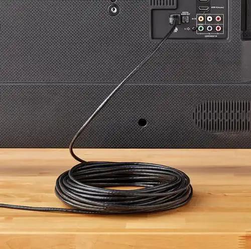 Cat 6 Ethernet Patch Cable 50 Foot With RJ45 Gold Plated Connectors For Fast Home Network Up To 1 Gigabit Per Second Plug And Play PC TV Tablet Router Printer Black - Image 2