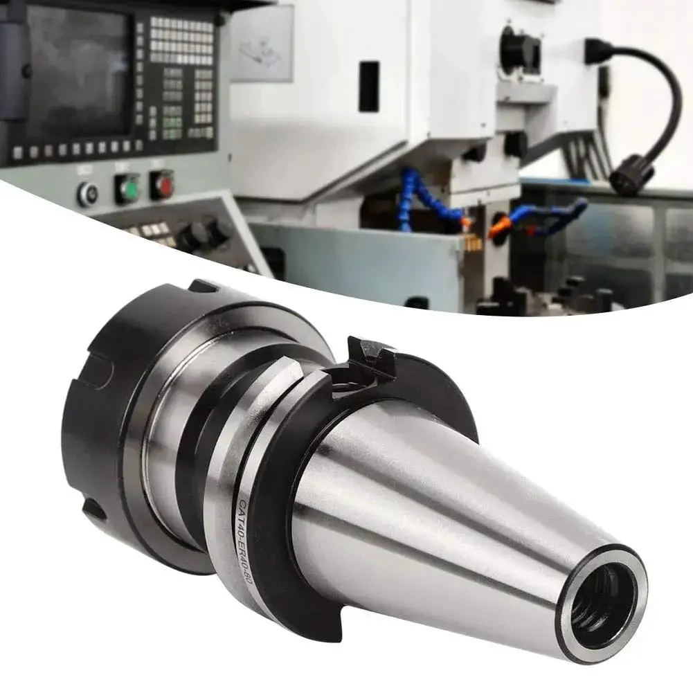 CAT40 ER40 80 CNC Tool Holder Lathe Collet Chuck Built To Last No Frills Precision Machining With US Standard Accuracy High Rigidity And Toughness Ideal For Industrial Grade Metalworking Projects - Image 5