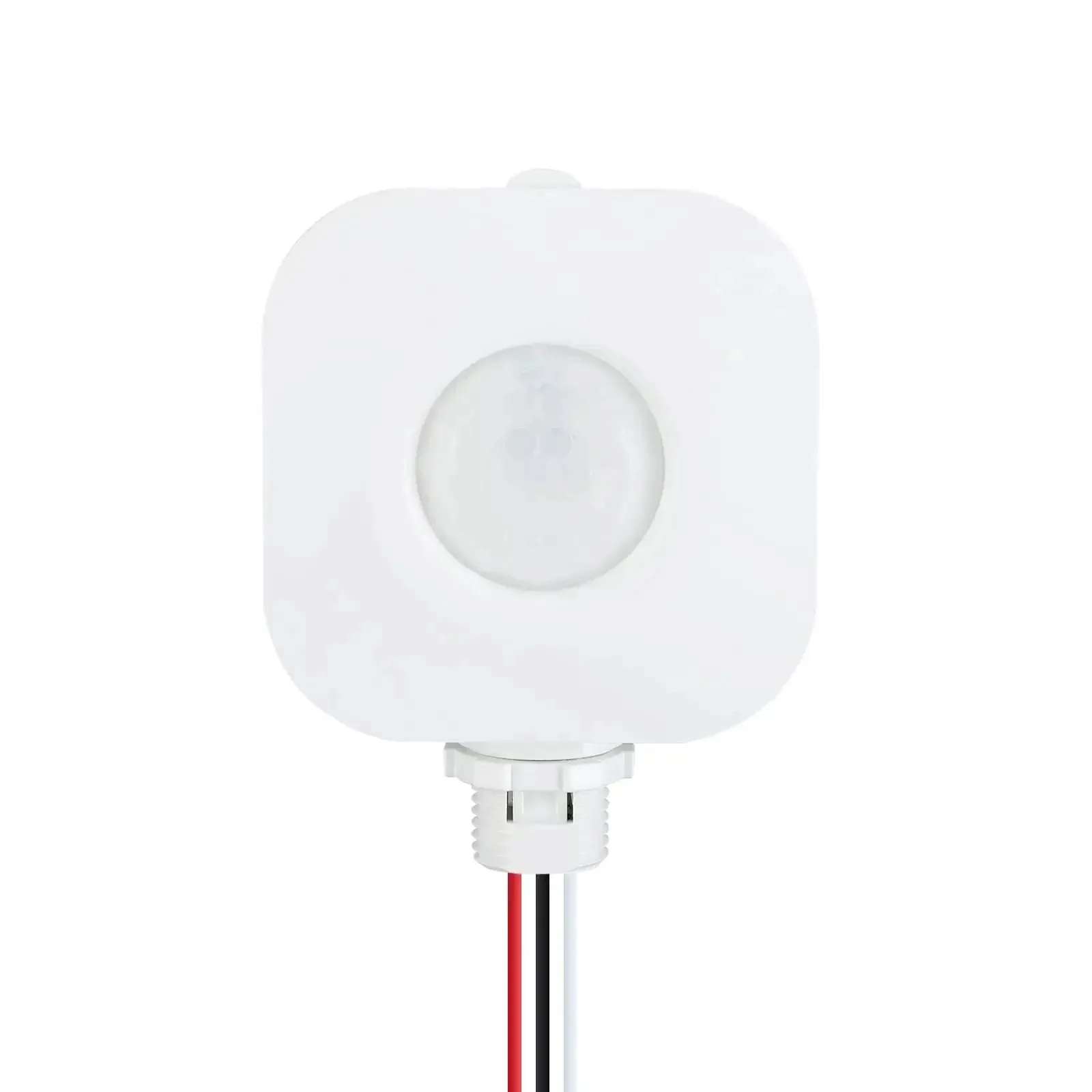 Ceiling Occupancy Motion Sensor Switch For High Bay Fixtures, 360 Degree PIR Auto On Off Lighting, 120 277VAC, Neutral Wire Required, UL FCC Approved, Adjustable Light Sensor, Easy Ceiling Mount