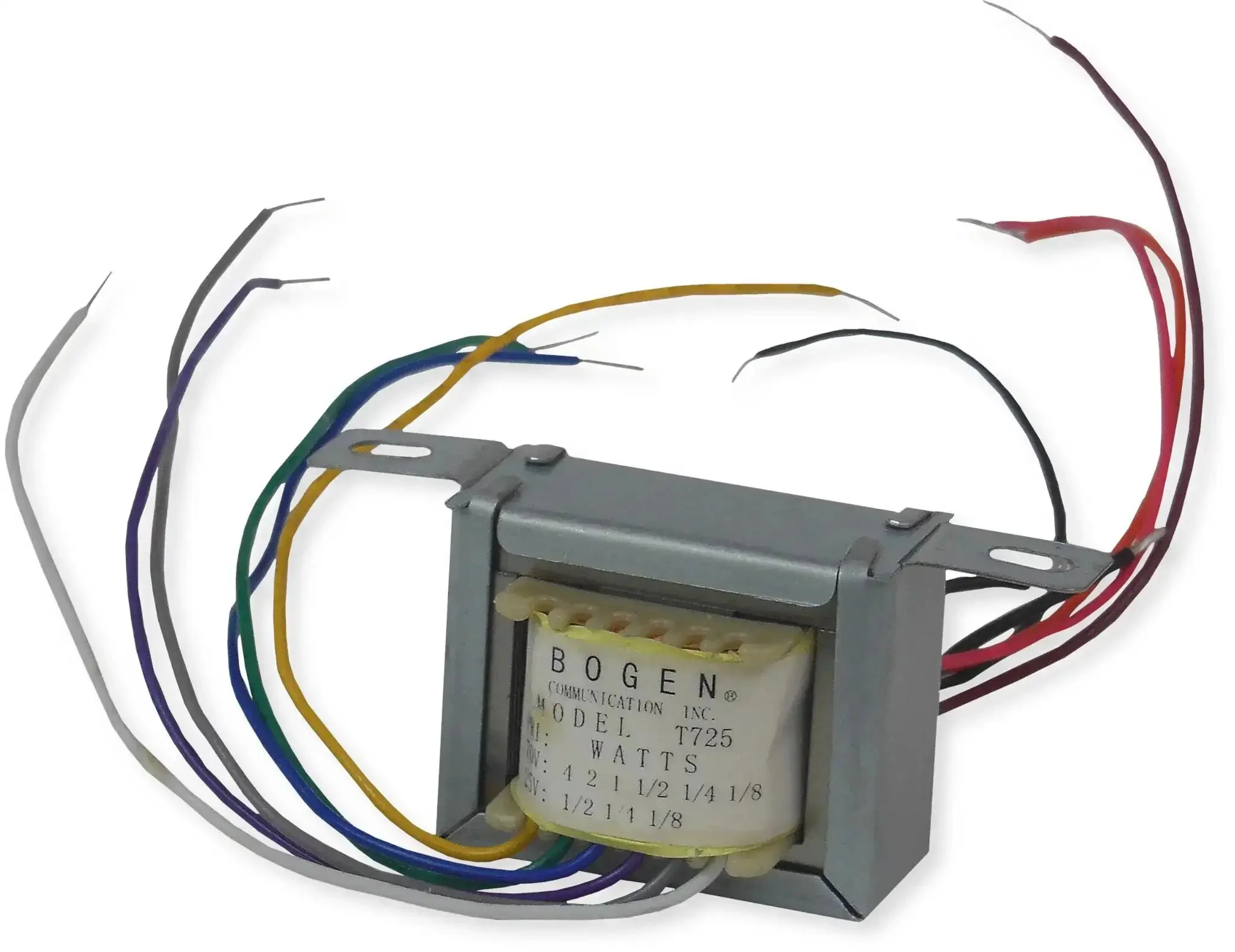 Ceiling Or Wall Speaker Line Matching Transformer For Seventy Volt And Twenty Five Volt Systems With Eight Ohm Output And Multi Tap Options Four Watt Two Watt One Watt One Half Watt One Quarter Watt And One Eighth Watt For Commercial Sound