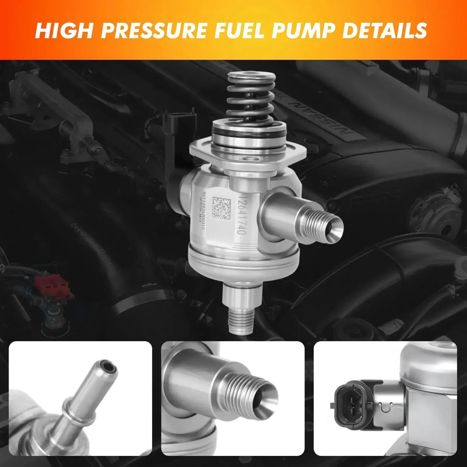 Chevrolet High Pressure Fuel Pump Replacement For 3.0L 3.6L V6 Engines Fits Equinox, Traverse, Impala, Camaro, CTS, XTS 2010 2021 And More OE Numbers 12622475 12641740 12629934 12669005 - Image 5