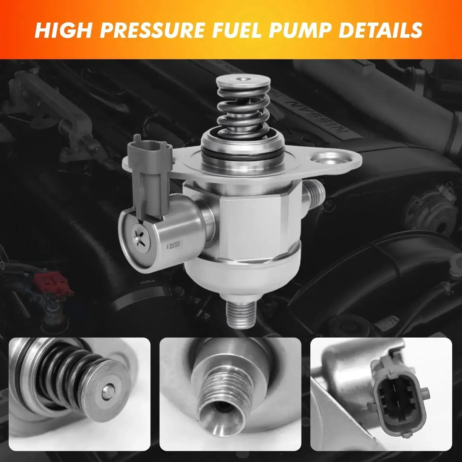 Chevy Camaro V6 High Pressure Fuel Pump Replacement Fits 2010 2011 Camaro Traverse 2009 2017 Acadia 2009 2017 Buick Allure 2010 2011 Enclave 2009 2017 Cadillac CTS 2008 2011 Keeps Your Fuel System Purring Like New - Image 5