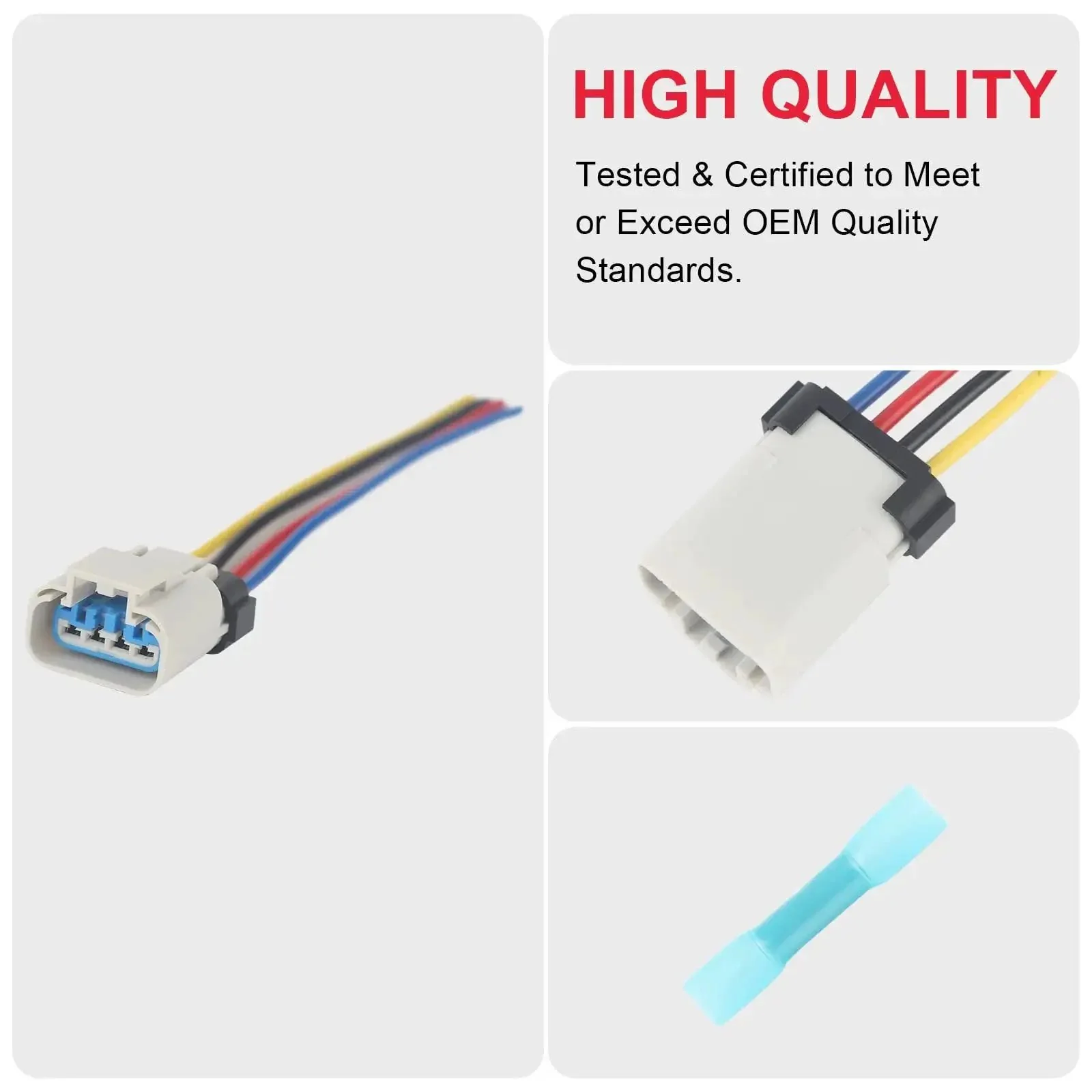 Chevy Ford Compatible Fuel Pump Connector Wiring Harness Pigtail Plug For Chevy Chrysler Dodge Ram 1500 GMC Pontiac Replacement Carter 888159 ACDelco PT1402 FPX 03 FA10002 888159 15306349 - Image 6