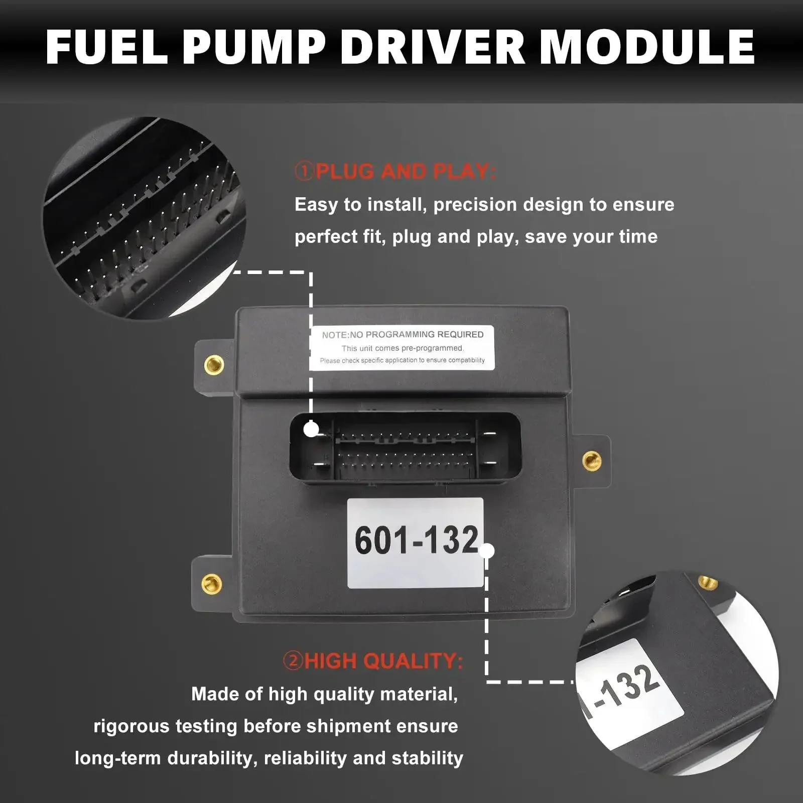 Chevy Fuel Pump Driver Control Module Replacement For Tahoe Avalanche Express Silverado Suburban Escalade ESV GMC Savana Sierra Yukon XL 2007 2008 2009 Replaces 20759945 5.3L 6.0L V8 - Image 4