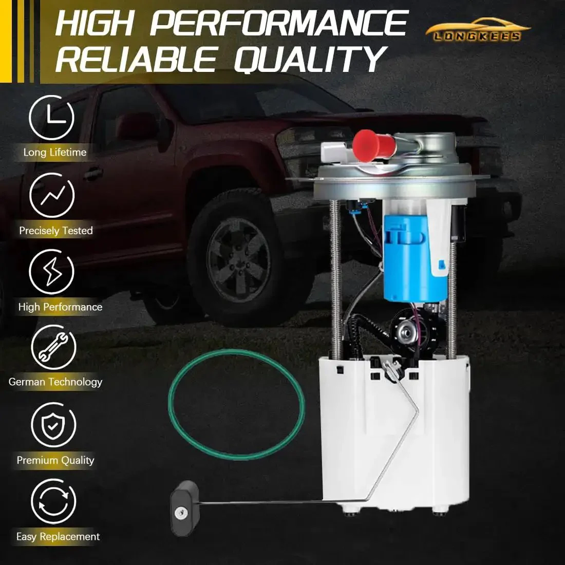 Chevy Tahoe GMC Yukon Cadillac Escalade Fuel Pump Assembly Fits 2000 To 2003 4.8L 5.3L 6.0L OE Replacement E3508M MU1518 MU1615 MU170 FG0324 Durable Fuel Module For Steady Pressure And Quick Cold Starts - Image 7