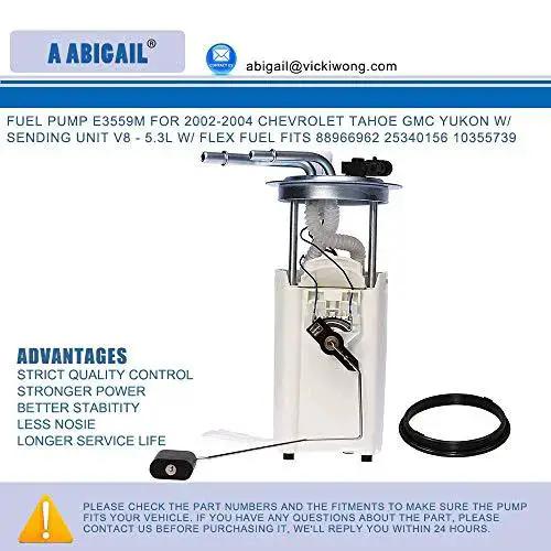 Chevy Tahoe GMC Yukon Fuel Pump Replacement 2002 2003 2004 V8 53L Flex Fuel Only OE Grade Direct Fit Pump Assembly Replaces E3559M High Quality for Reliable Fuel Delivery - Image 6